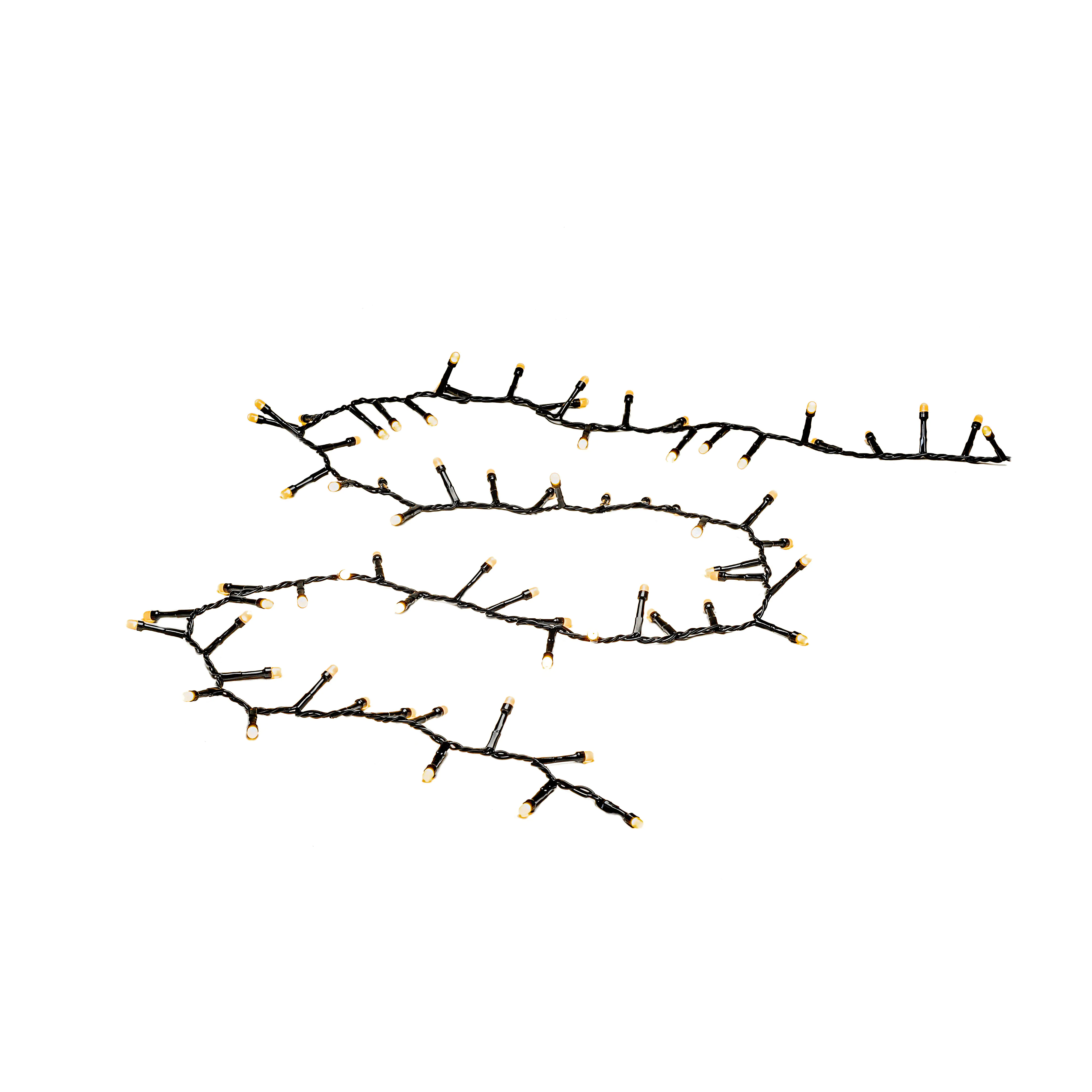 Konstsmide Micro LED Compactlights gefrostet Innen 200 bernsteinfarbene Dioden 7,4 m