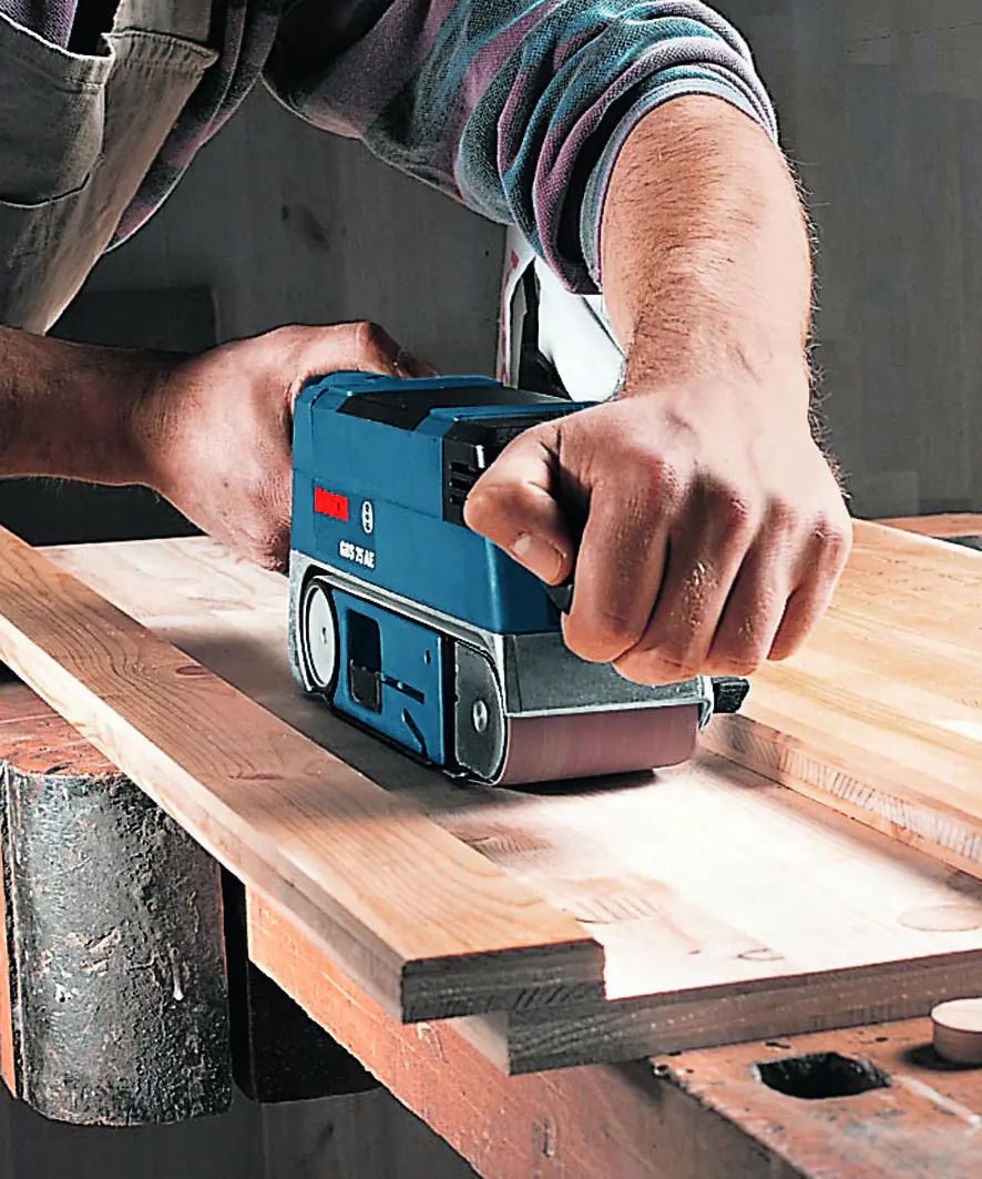 Bosch Professional Bandschleifer GBS 75 AE 750 Watt mit Drehzahlregelung Bosch Professional Bandschleifer GBS 75 AE 750 Watt mit Drehzahlregelung