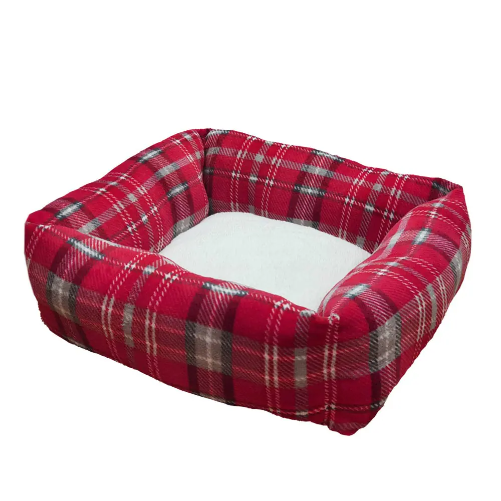 Nobby Hundebett Kareli 60 x 60 x 20 cm rot 