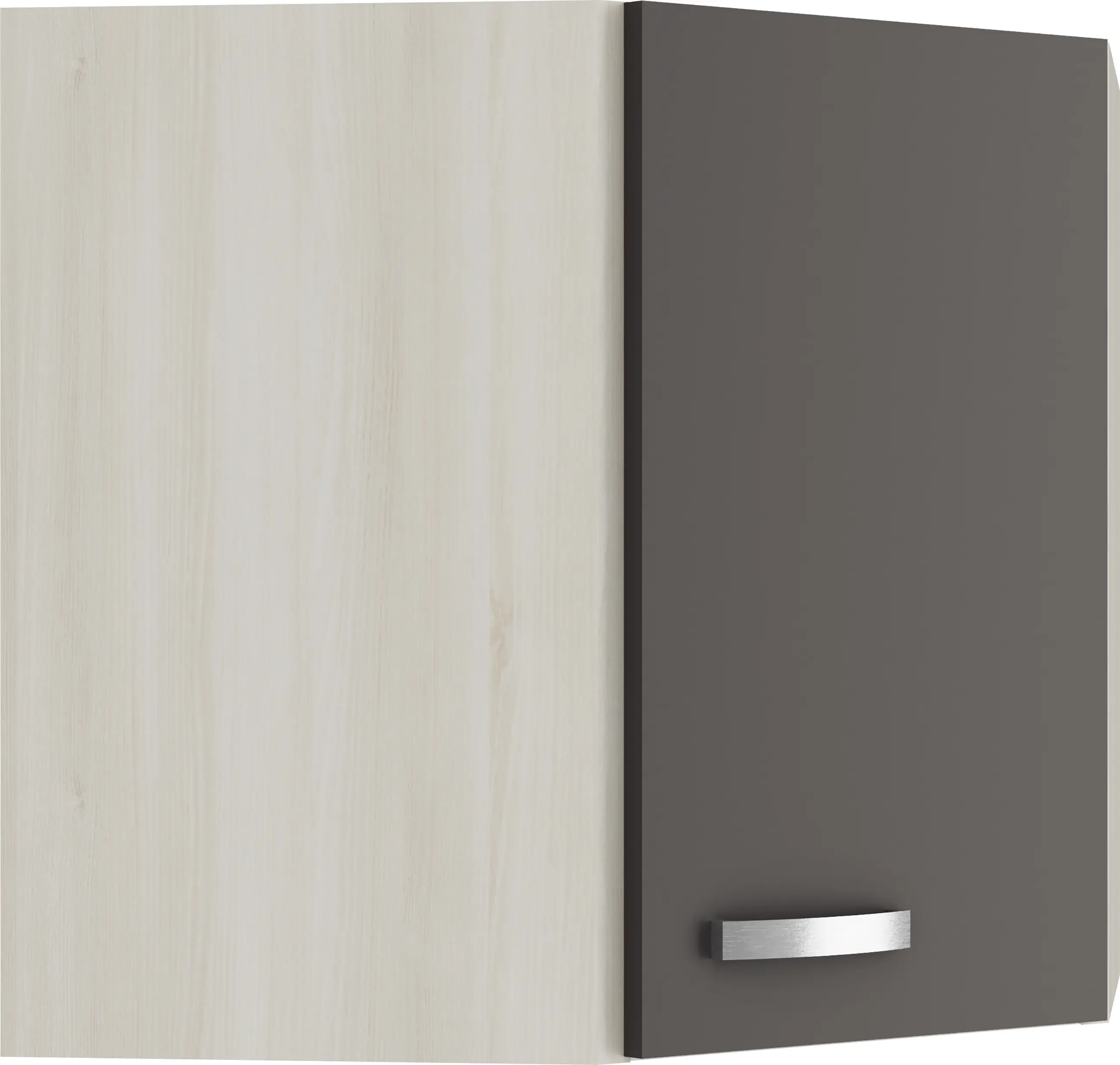 Optifit Eckoberschrank Faro 220 anthrazit/akazie 60 cm