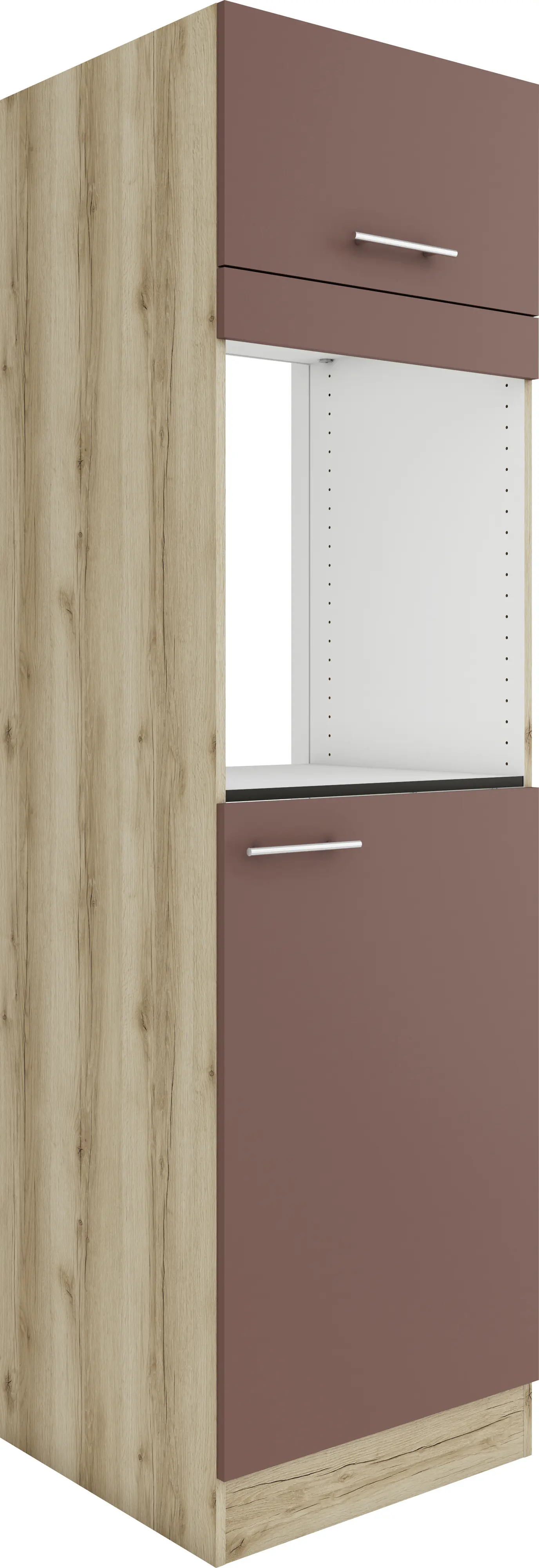 Optifit Hochschrank Bari 407 rostrot/eiche 60 cm
