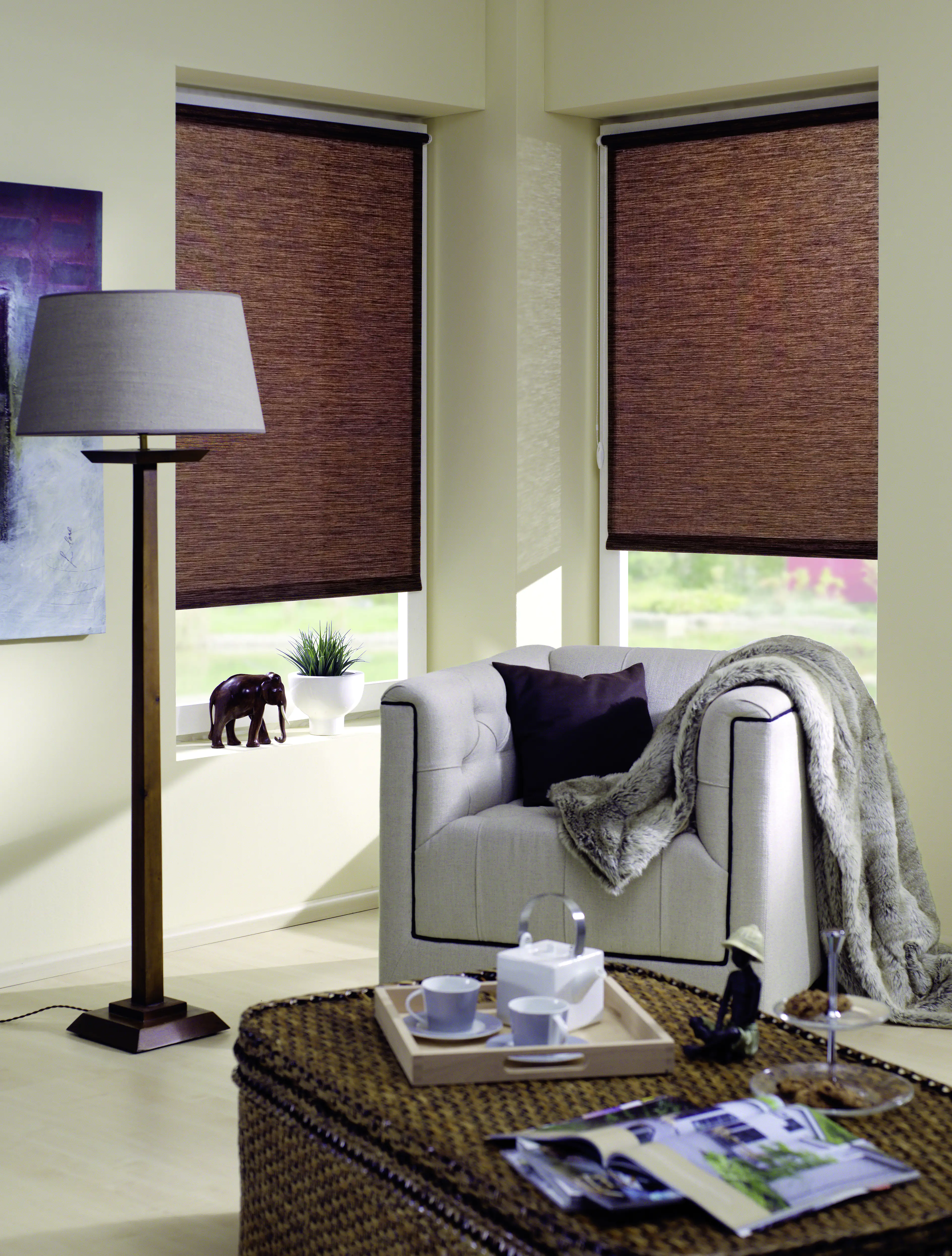 Gardinia EasyFix Rollo Natur 120 x 150 cm