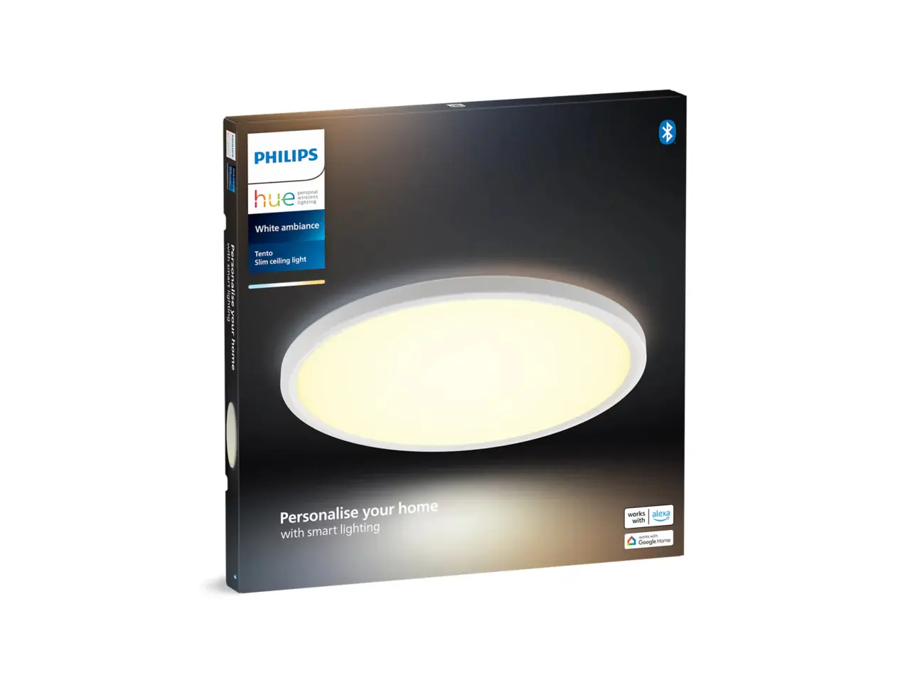 Philips Hue LED Deckenleuchte Tento + Dimmschalter rund weiß Ø 42,1 cm warmweiß-kaltweiß