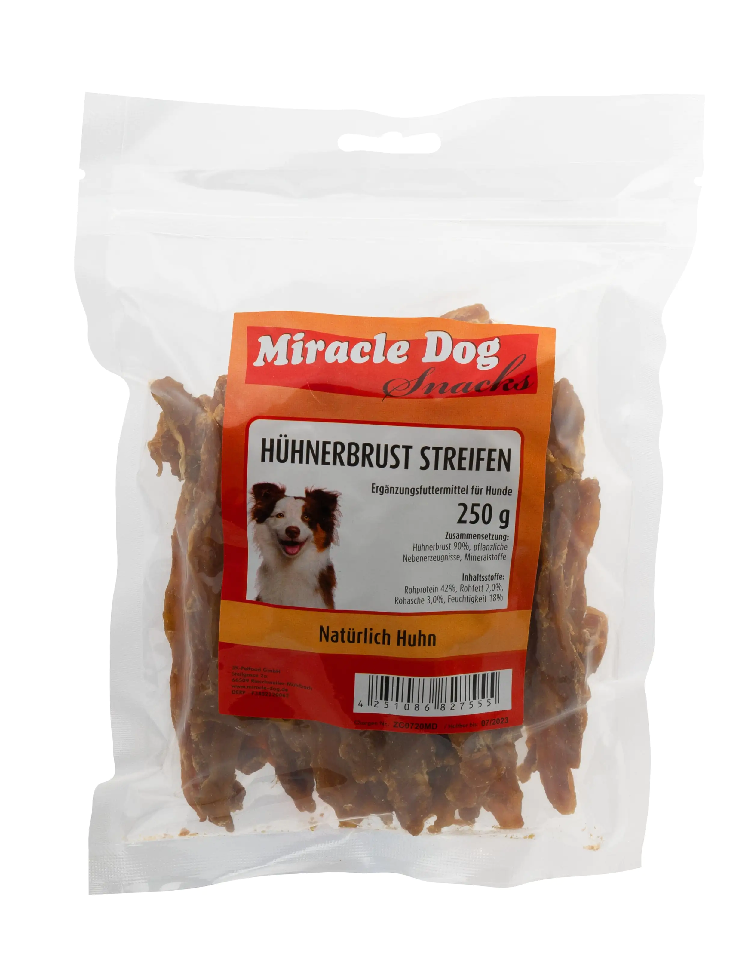 Miracle Dog Hühnerbrust Streifen 250 g