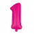 Folienballon Zahl 1 neon pink 85 cm 