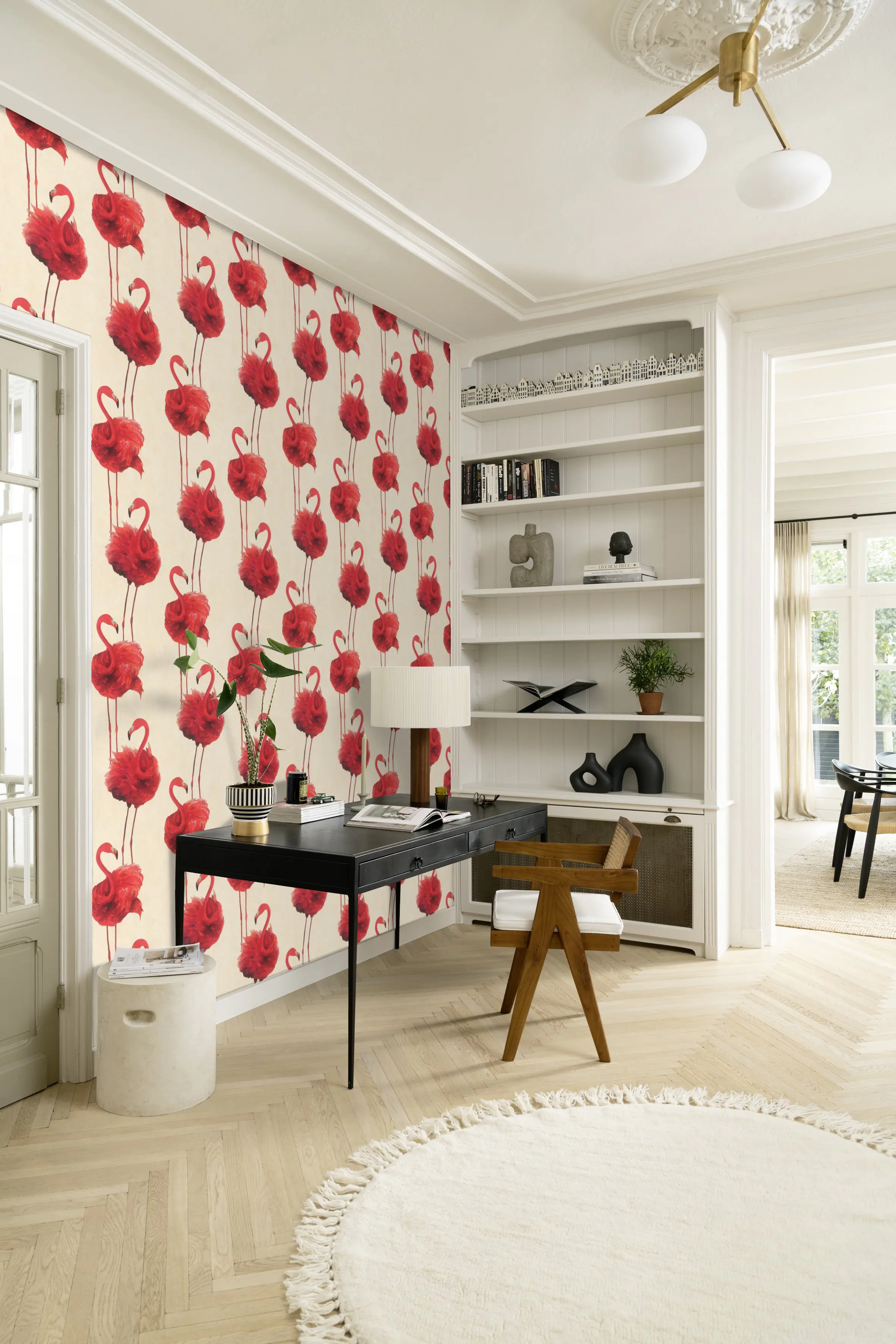 Tesa x Rasch selbstklebende Vliestapete Famazing Flamingo pink 6 x 0,53 m