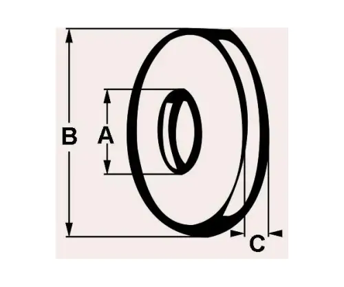 Cornat Hahnrosette verchromt 1/2" x 5 mm Ø 60 mm