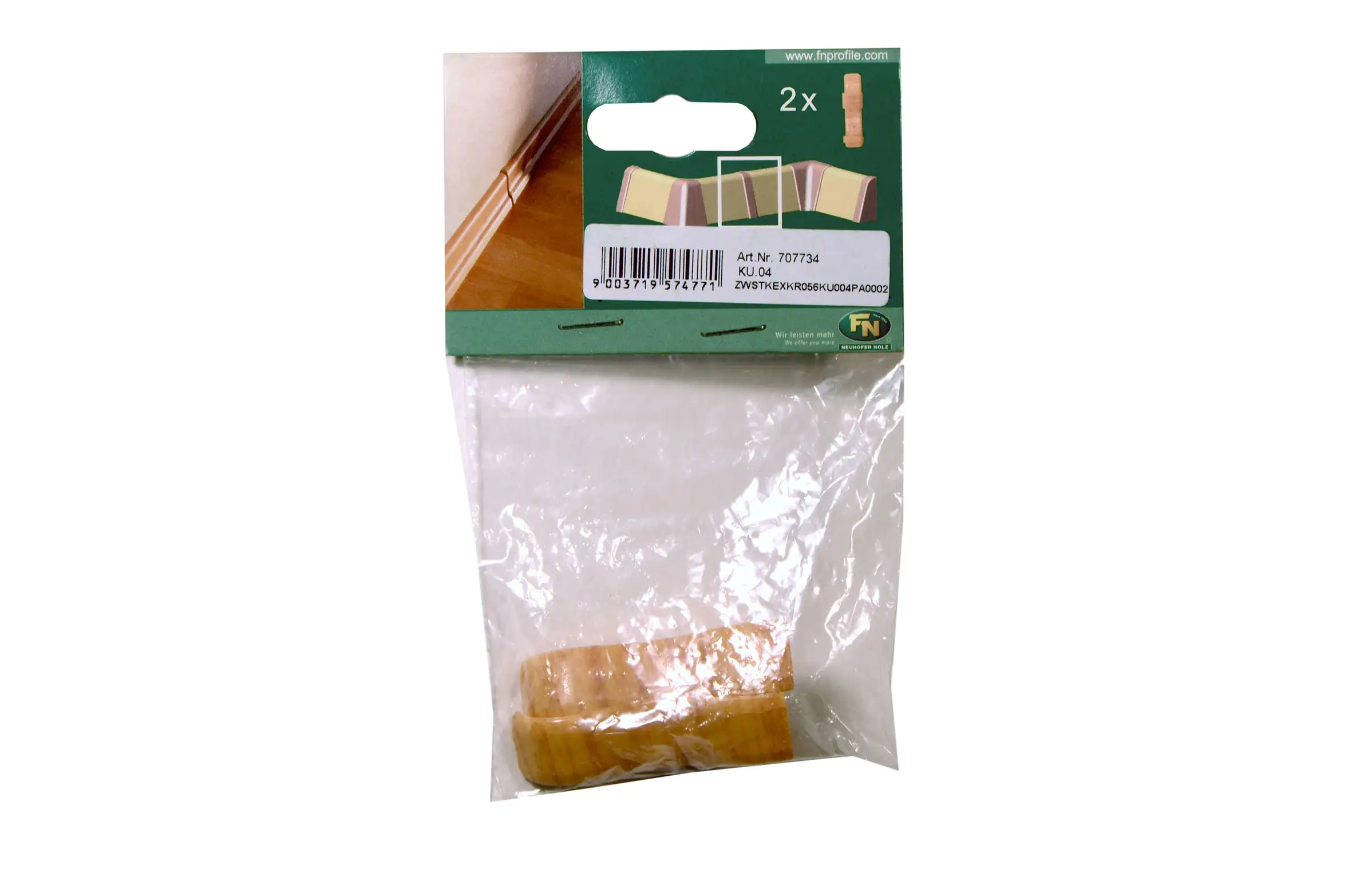 Zwischenstück Kunststoffleiste KU.04 kirsch