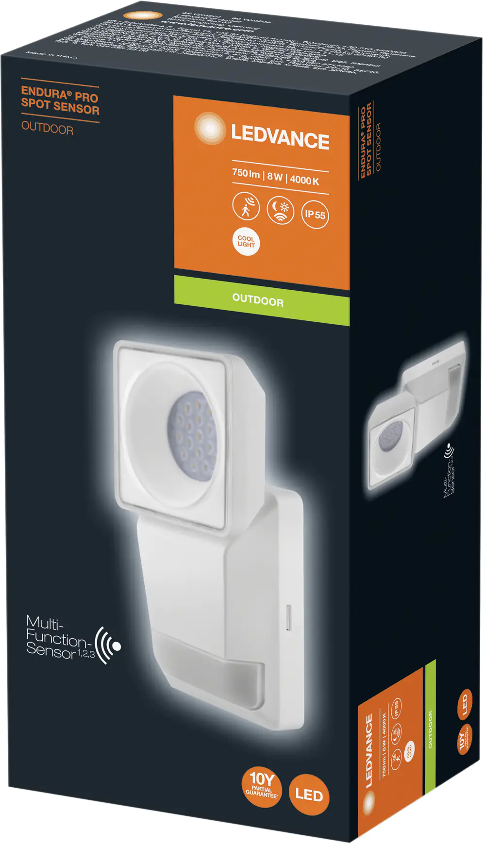 Ledvance LED Außenleuchte Endura Pro Spot Sensor weiß