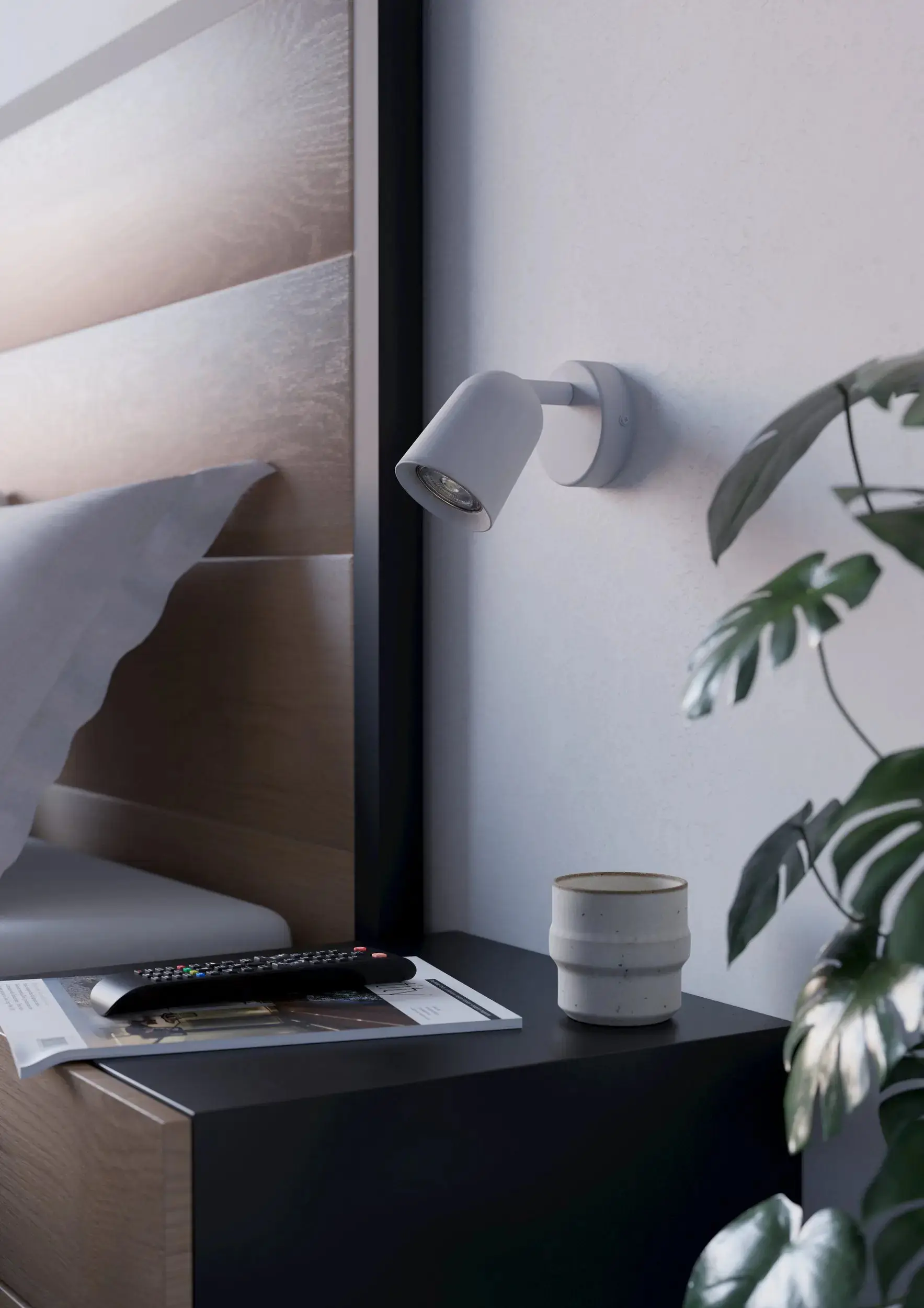 Eglo Wandleuchte 1er Spot Camaldoli weiß 9 x 11 cm