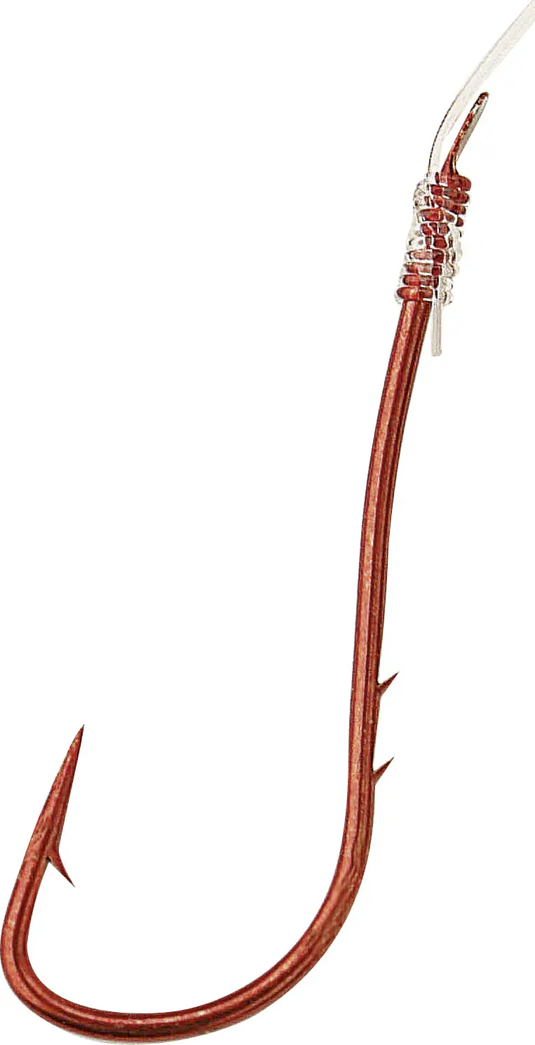 Classic Aalhaken Größe 12 gebunden rot 10 Stück