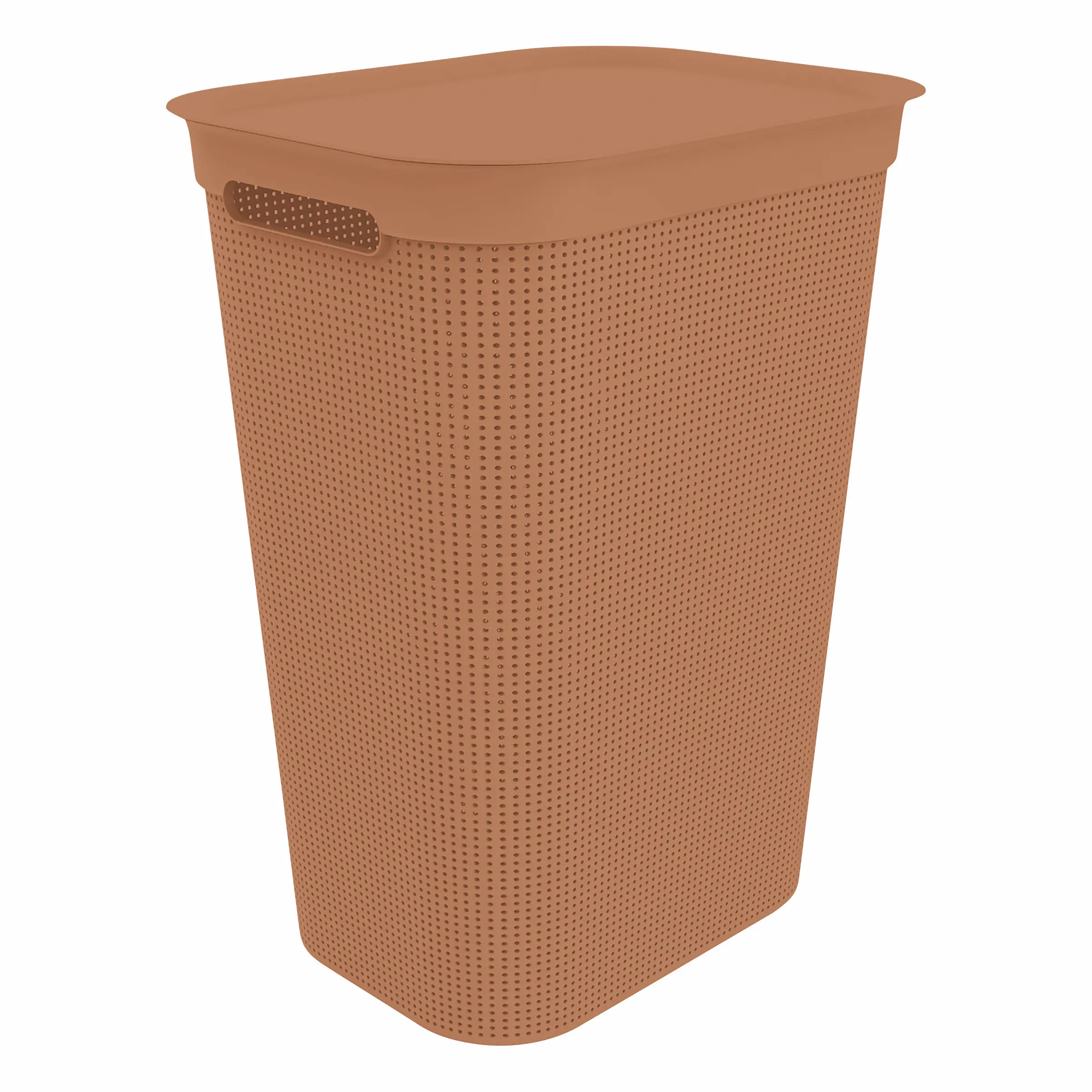 Rotho Wäschesammler Brisen 50 L koralle