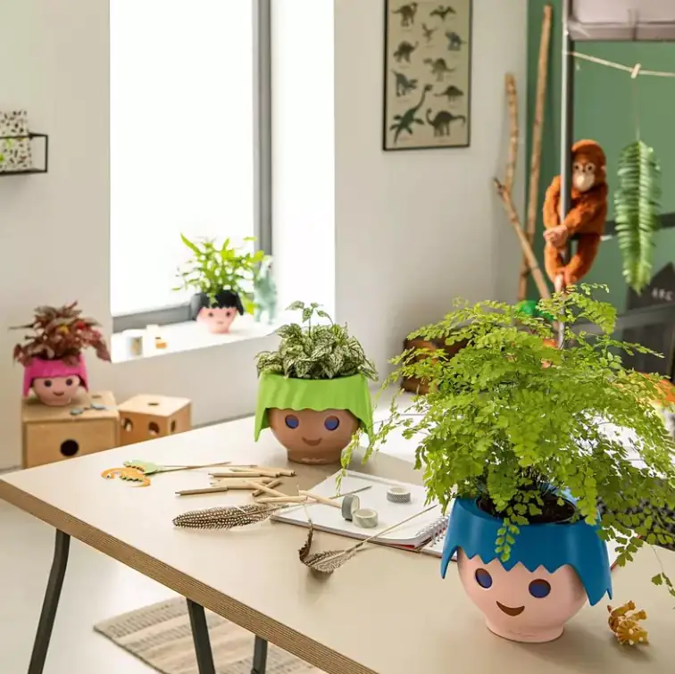 Lechuza Blumentopf Playmobil® OJO Ø 21 cm aquamarine