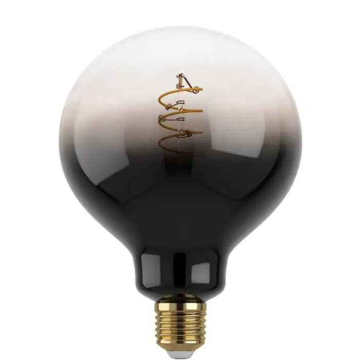 Eglo LED Globe G125 E27 4W schwarz-grau