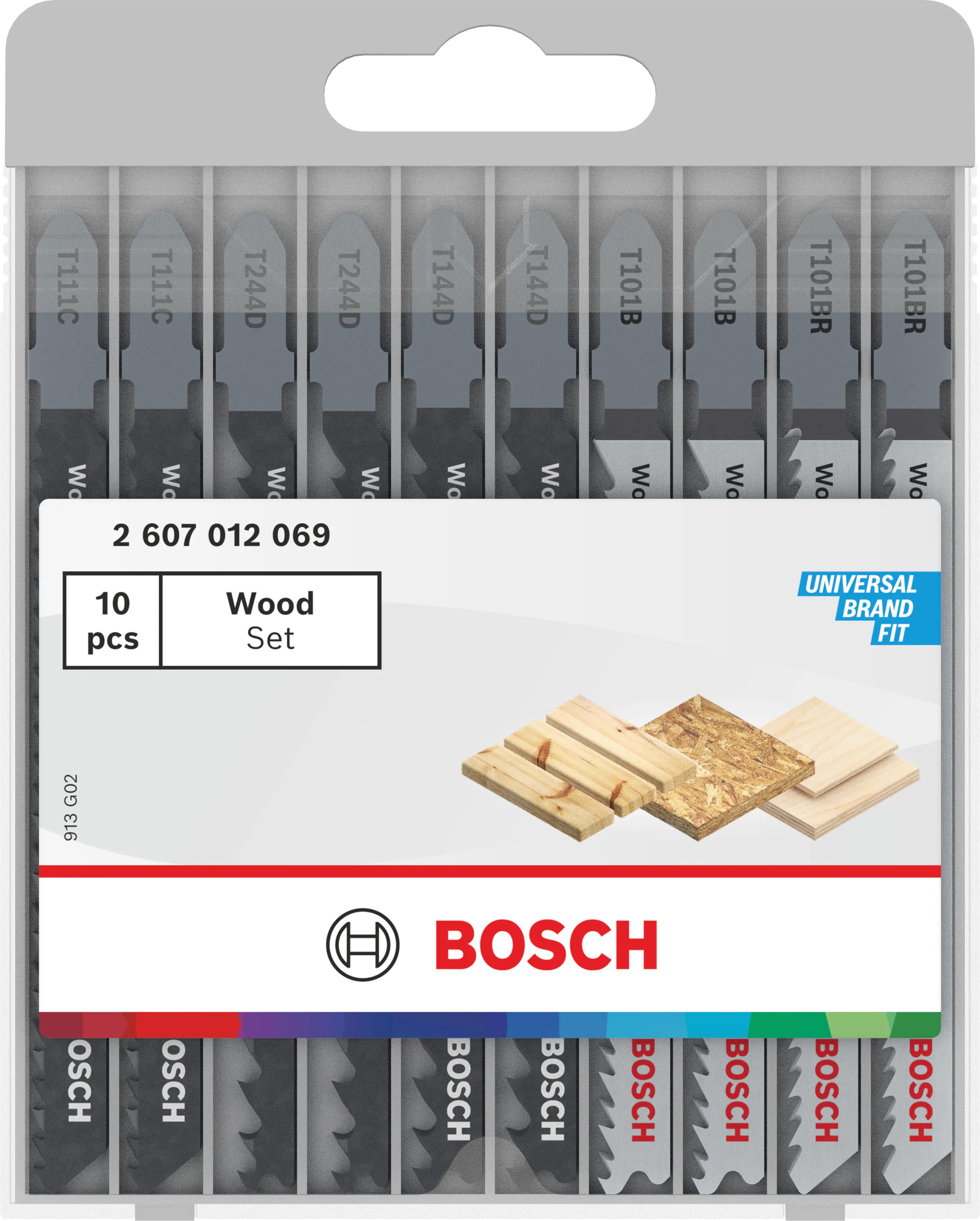 Bosch Stichsägeblätter X-Pro Line Basic für Holz 10-tlg.