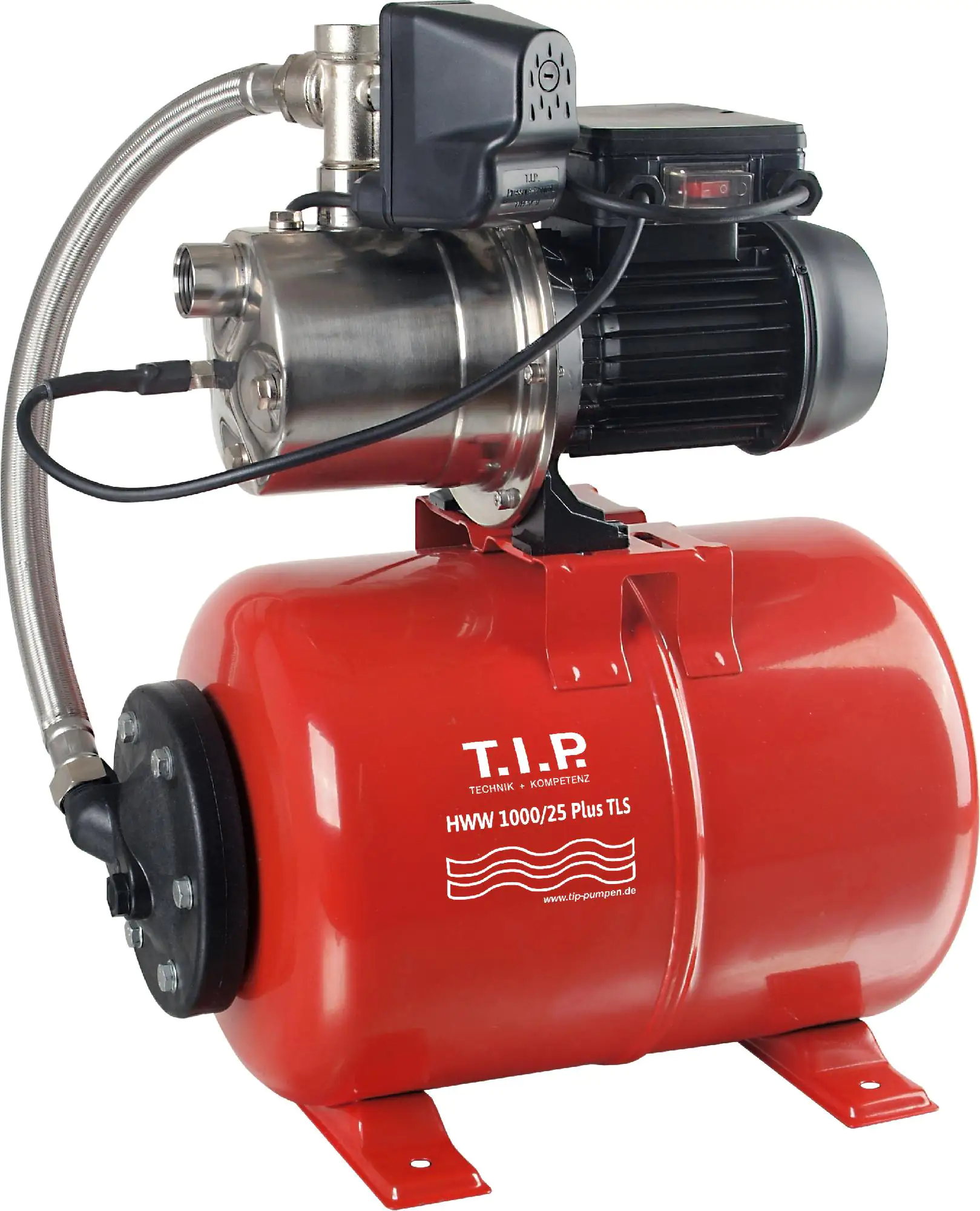 T.I.P. Hauswasserwerk HWW 1000/25 Plus TLS Fördermenge: 3.300 l/h, 800 W T.I.P. Hauswasserwerk HWW 1000/25 Plus TLS Fördermenge: 3.300 l/h, 800 W