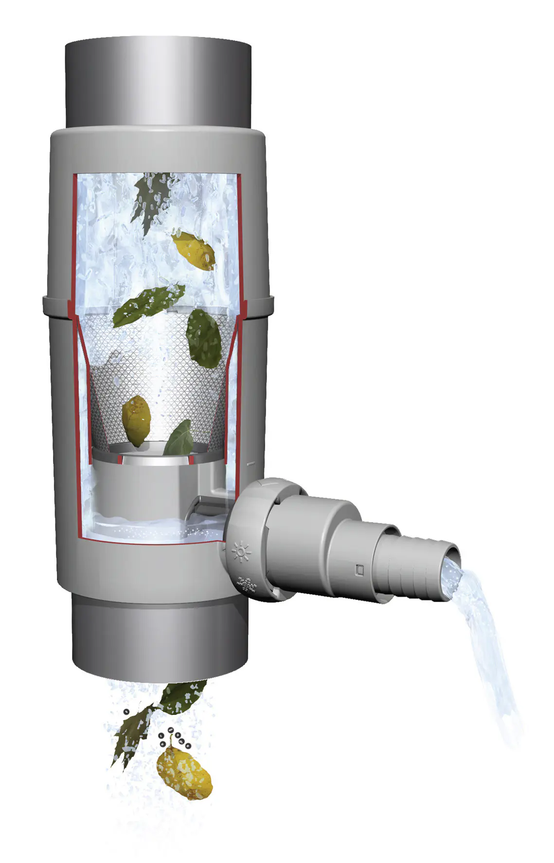 4rain Regentonne-Set Slim Wood Decor inkl. Zubehör Wandtank 1400 L darkwood 4 Stück