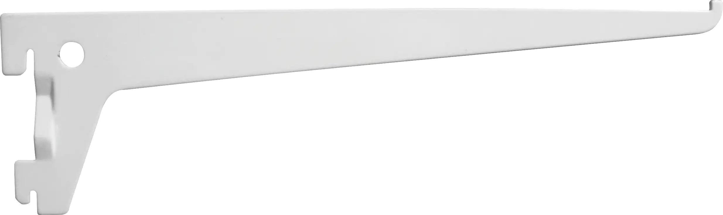 TrendLine Einlochträger 1-reihig weiß 30 x 7 cm