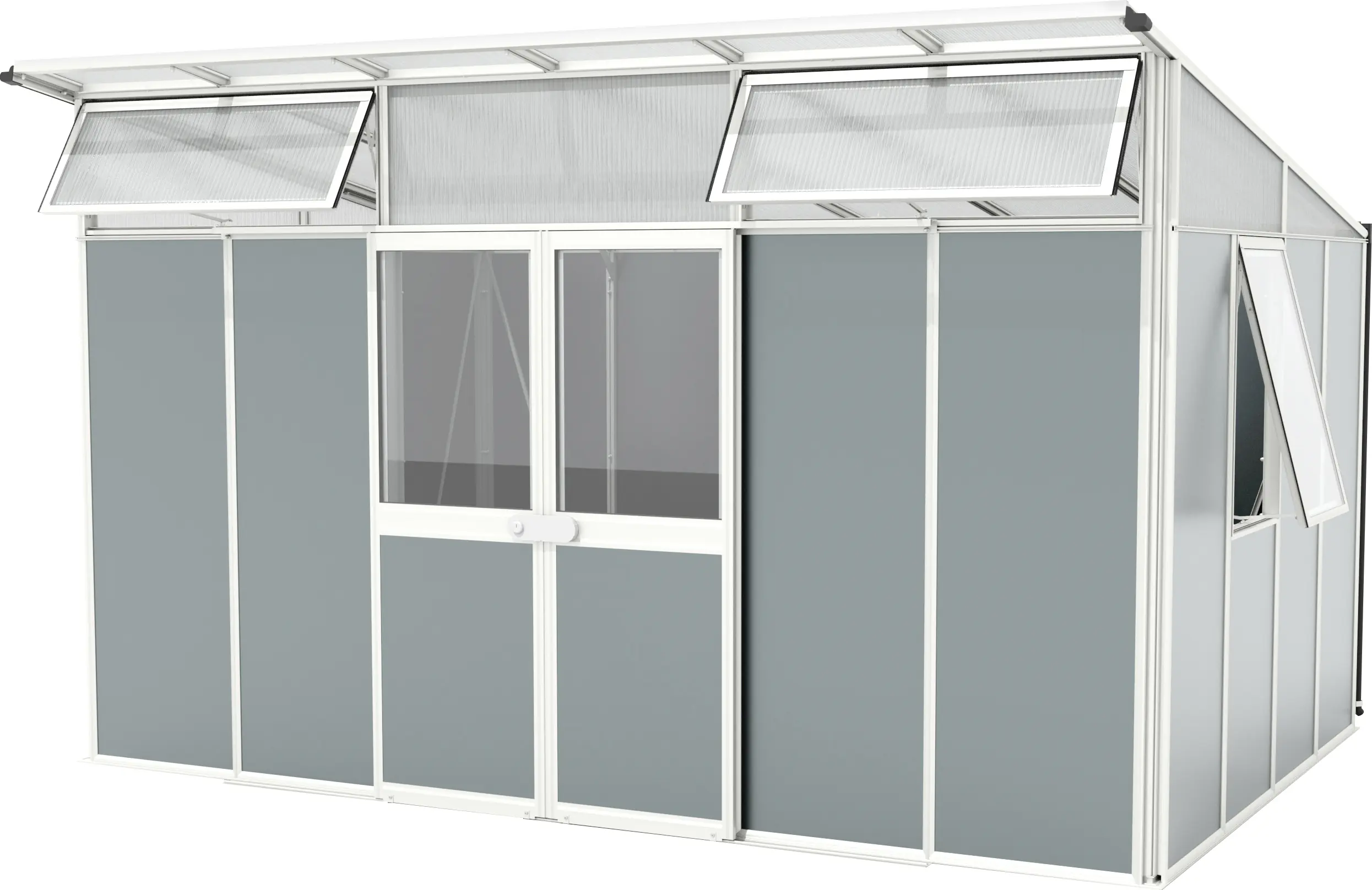 Vitavia Metallgerätehaus Kosmos 11500 salbei-grau 392 x 295 cm