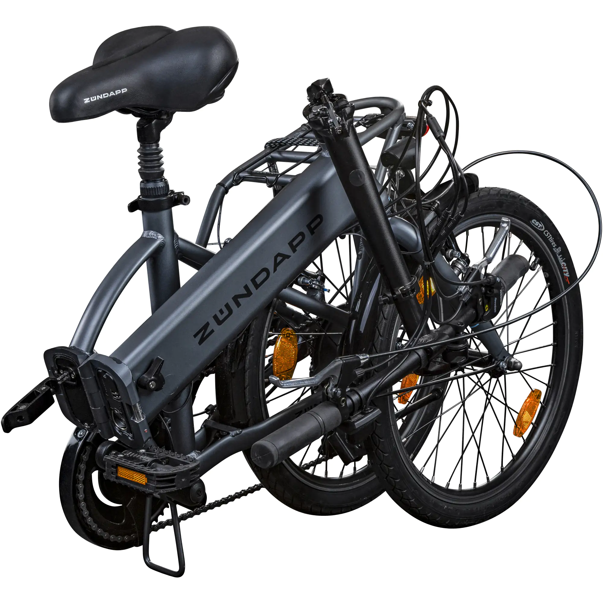 Zündapp E-Bike Faltrad Z101 20 Zoll RH 37cm 6-Gang 270 Wh silber