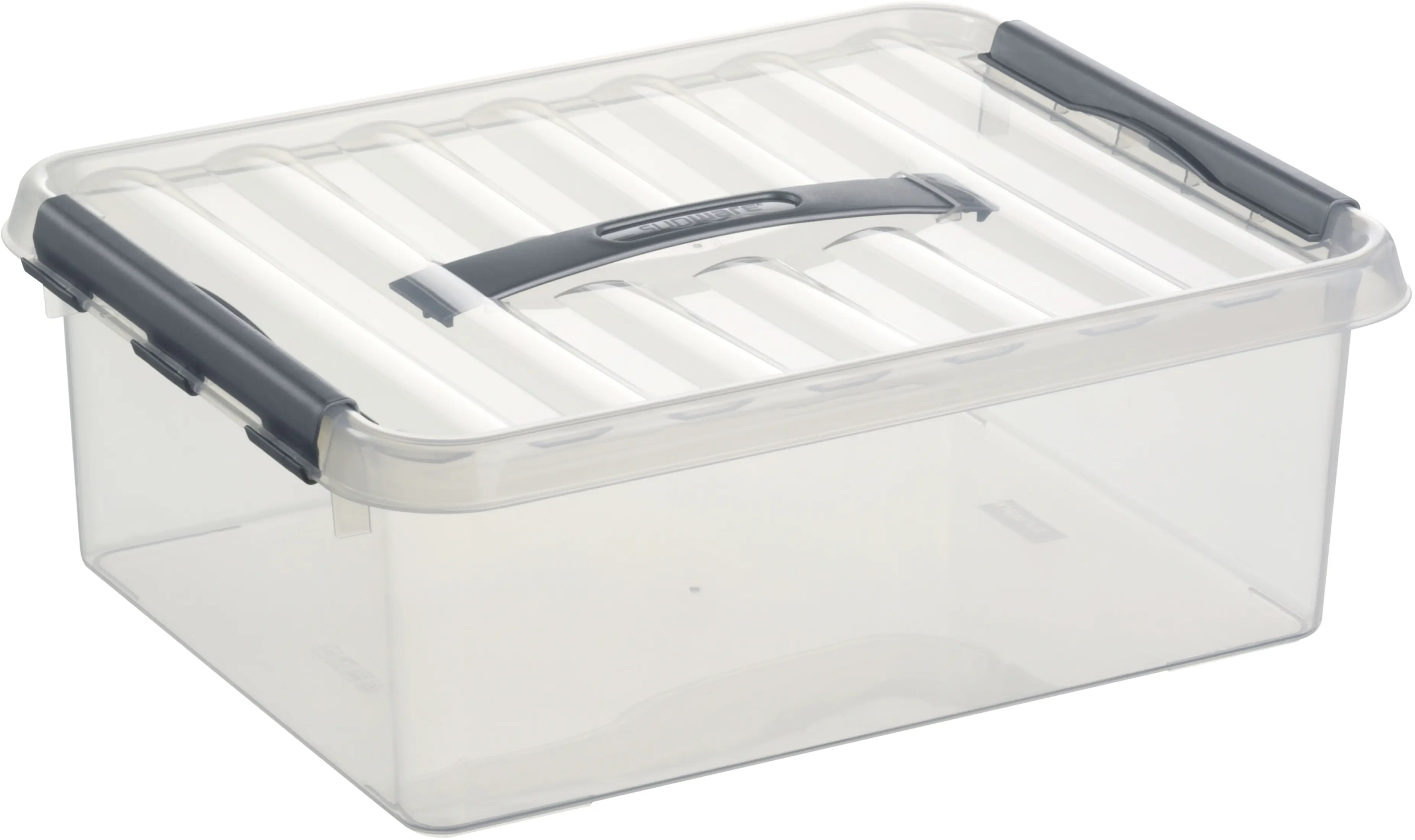 Sunware Aufbewahrungsbox Q-Line mit Deckel 40 x 30 cm 12 L transparent