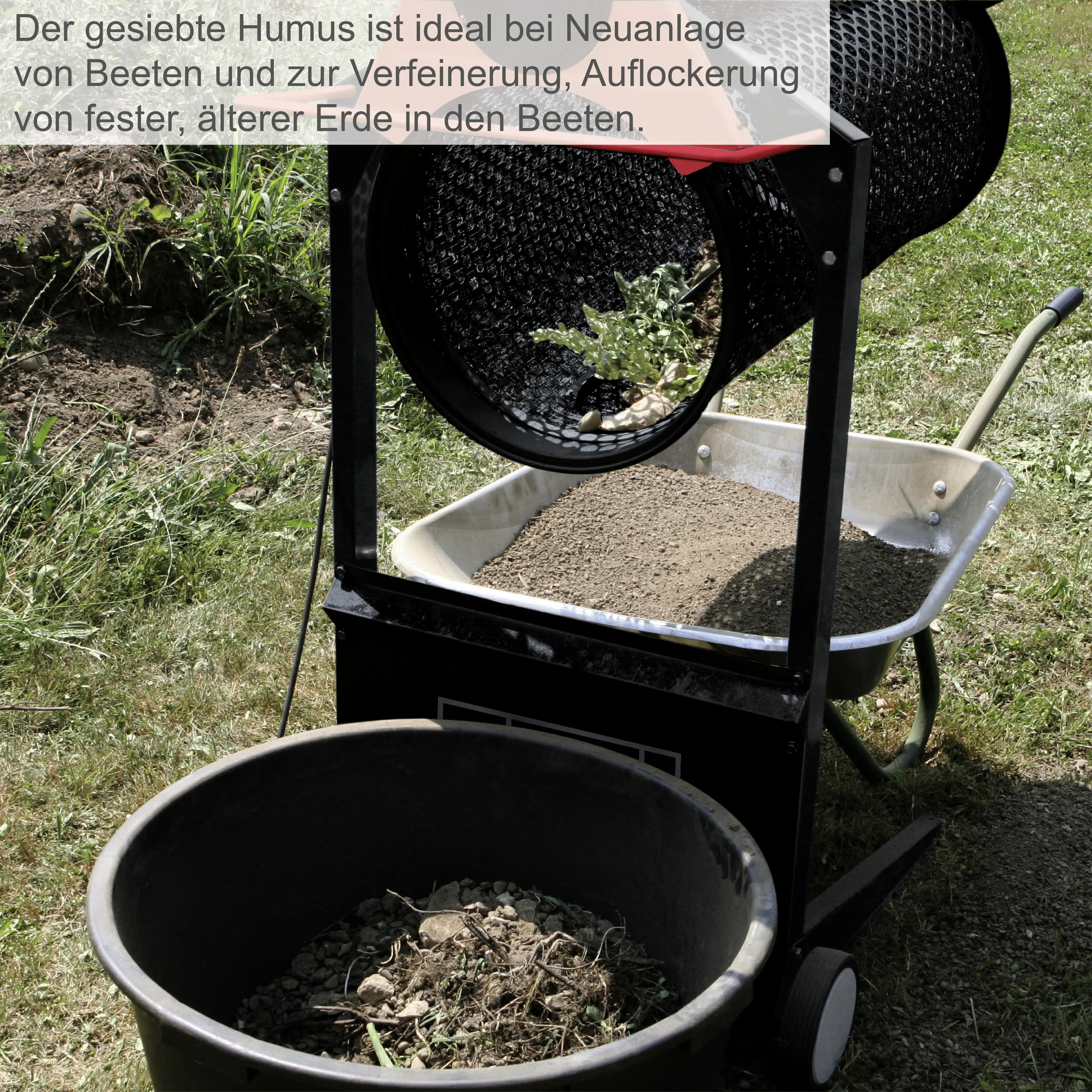 Scheppach Gartenrollsieb rs 350 Ø 40 x 80 cm