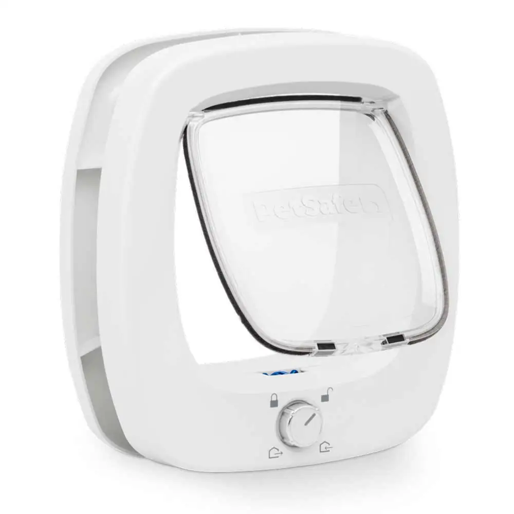 Nobby Katzenklappe für große Katzen oder kleine Hunde weiß