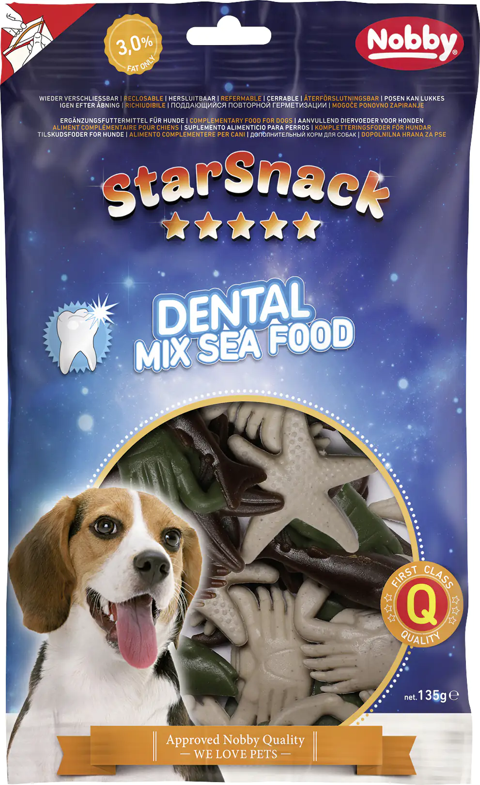 Nobby StarSnack Dental Mix Sea Food ca. 135 g