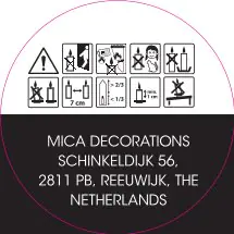 Mica Kerzenständer Canto gold 30 x Ø 9 cm Mica Kerzenständer Canto gold 30 x Ø 9 cm