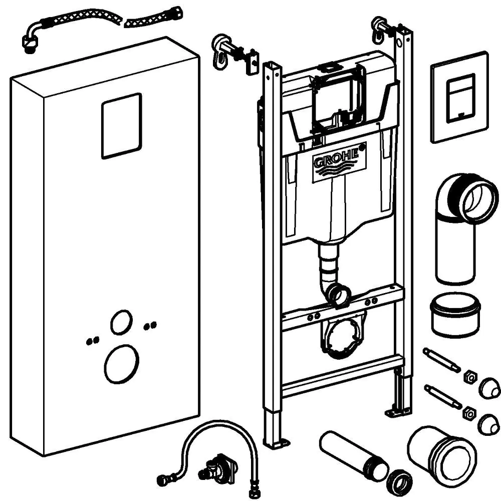 4005176383243_4 Grohe Solido Monobloc mit Schnellverstellung und Höhensicherung