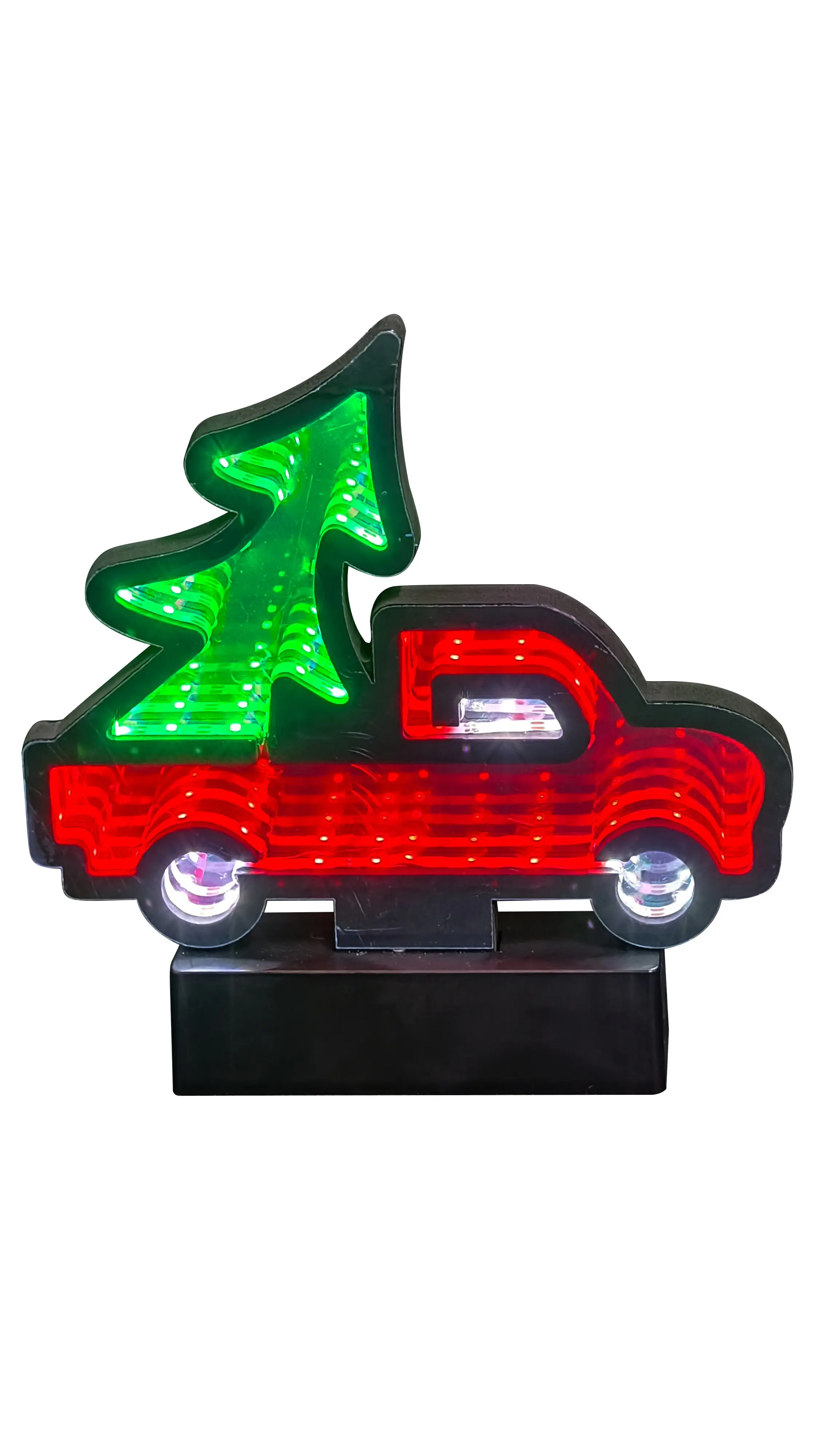 TrendLine LED Dekofigur Auto batteriebetrieben 20 cm kaltweiß