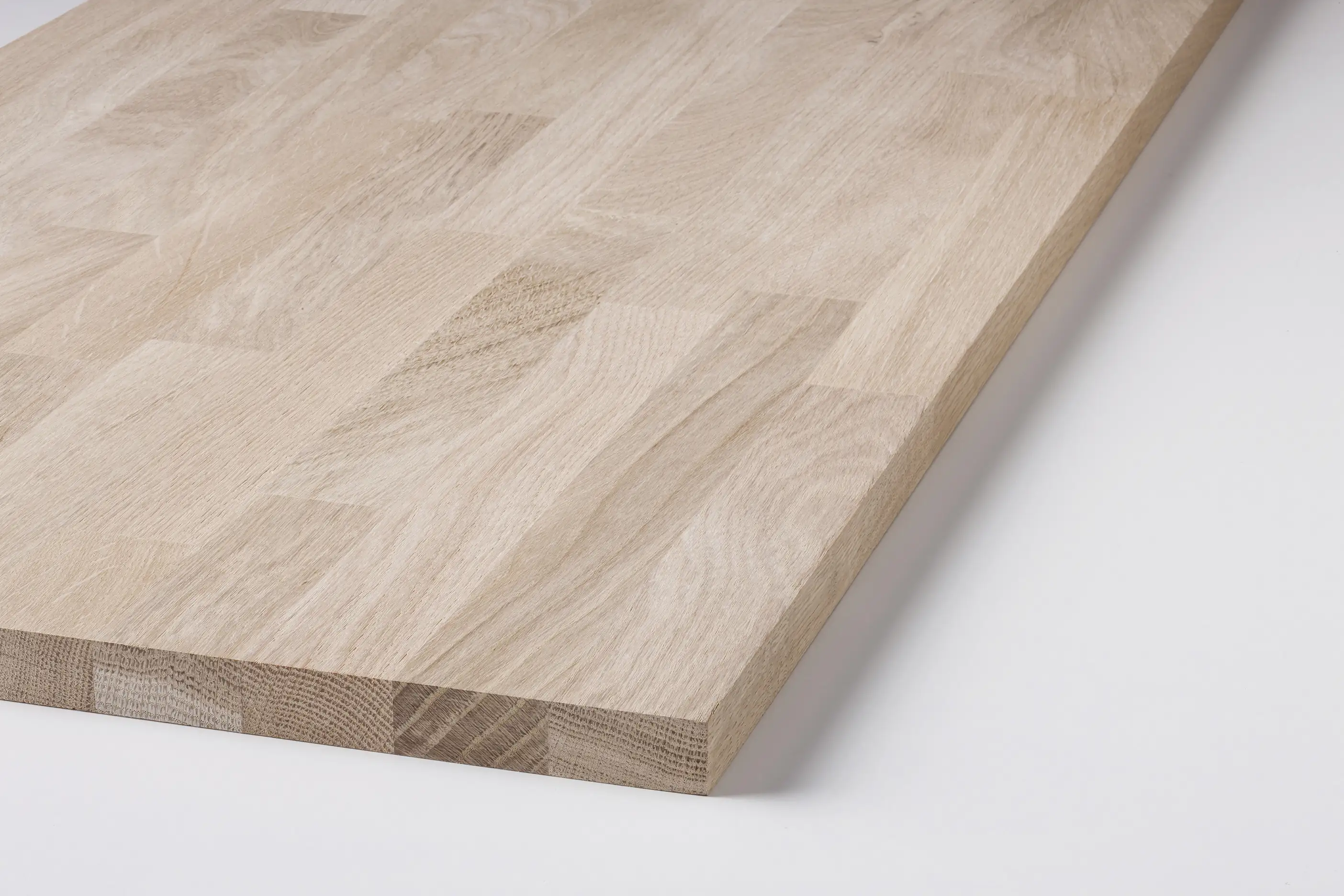 4005014746544 Massivholzplatte Eiche 200 x 20 x 1,8 cm Oberfläche geschliffen