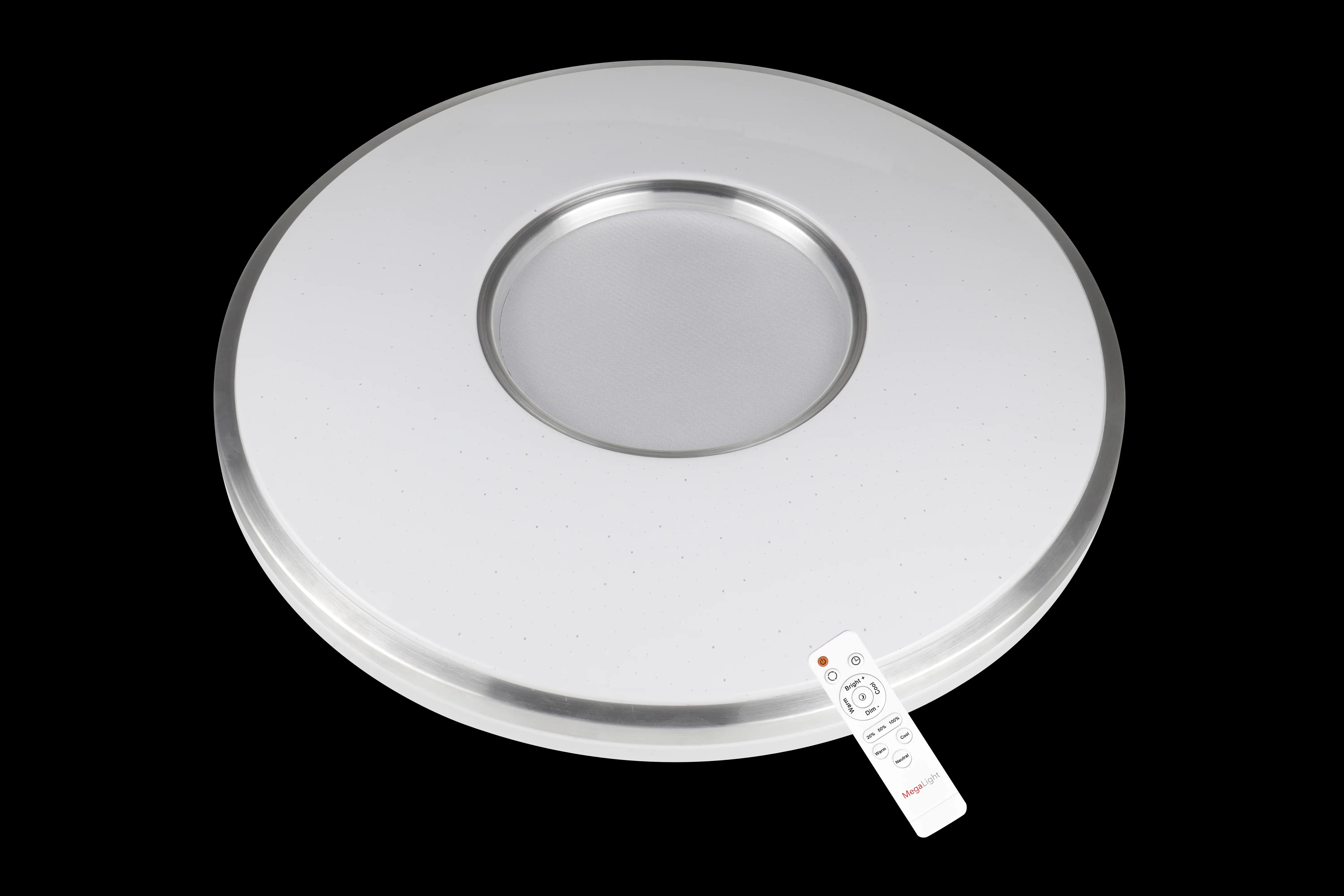 4260198488929_1 MegaLight LED Deckenleuchte Shining Silverstar Sternenglanz 49 cm 24 W