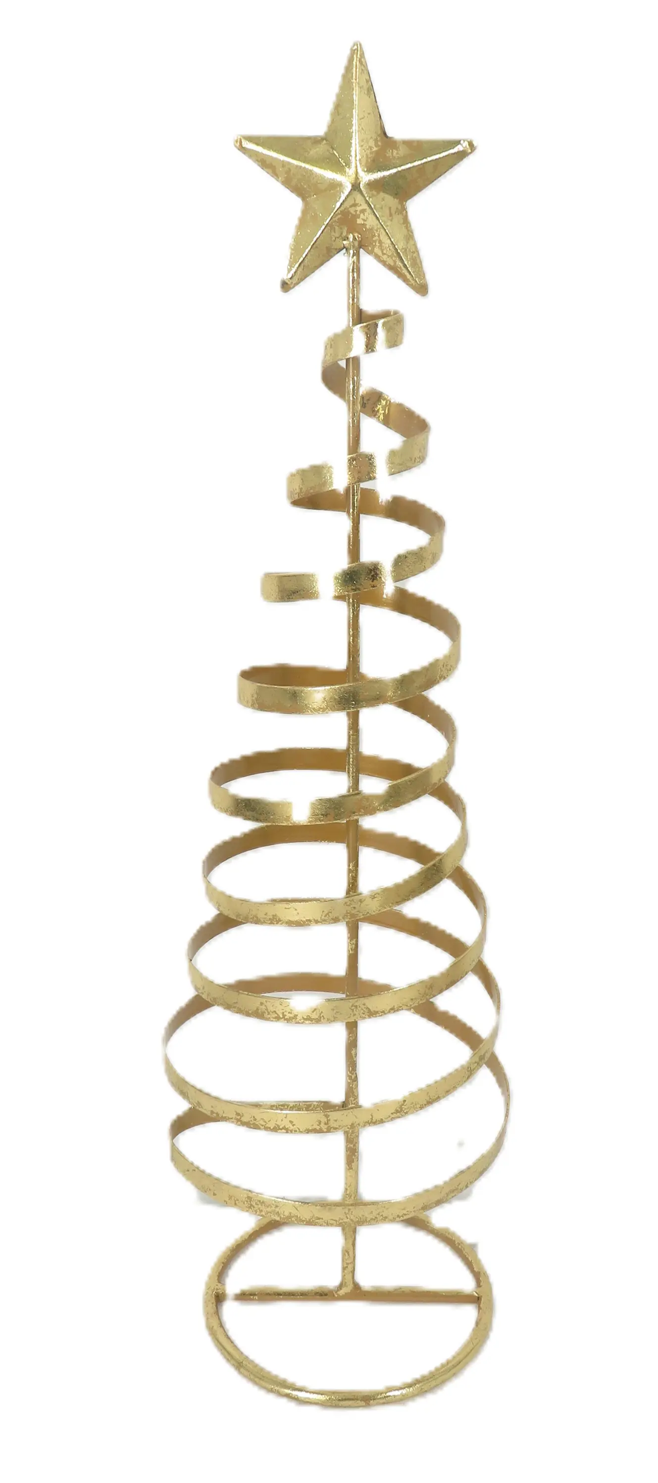 TrendLine Tannenbaum Metall 51 x 15 cm gold