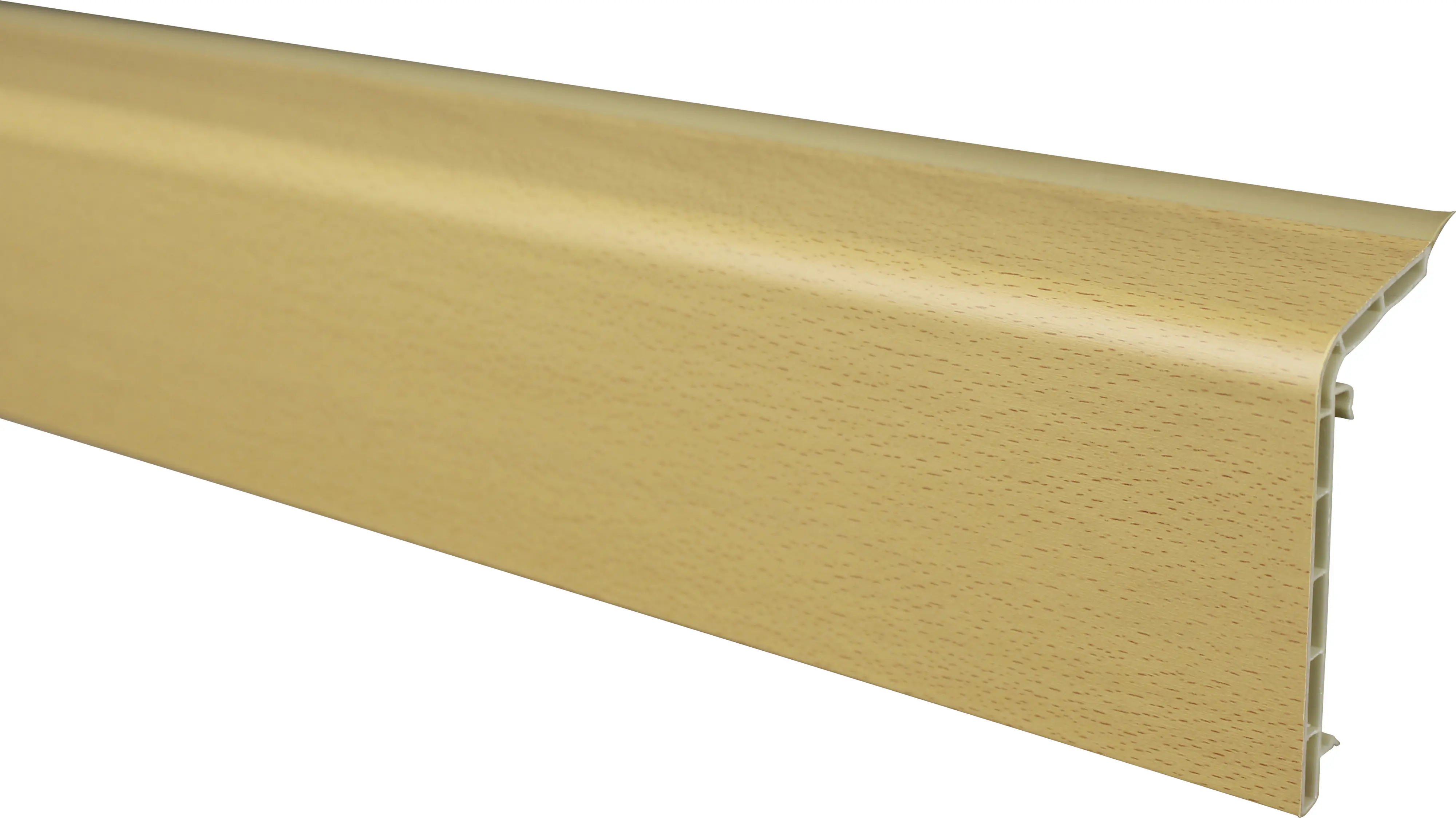 Sockelleiste mit Dichtlippe 2 m, Buche 30 Sockelleiste mit Dichtlippe 2 m, Buche 30