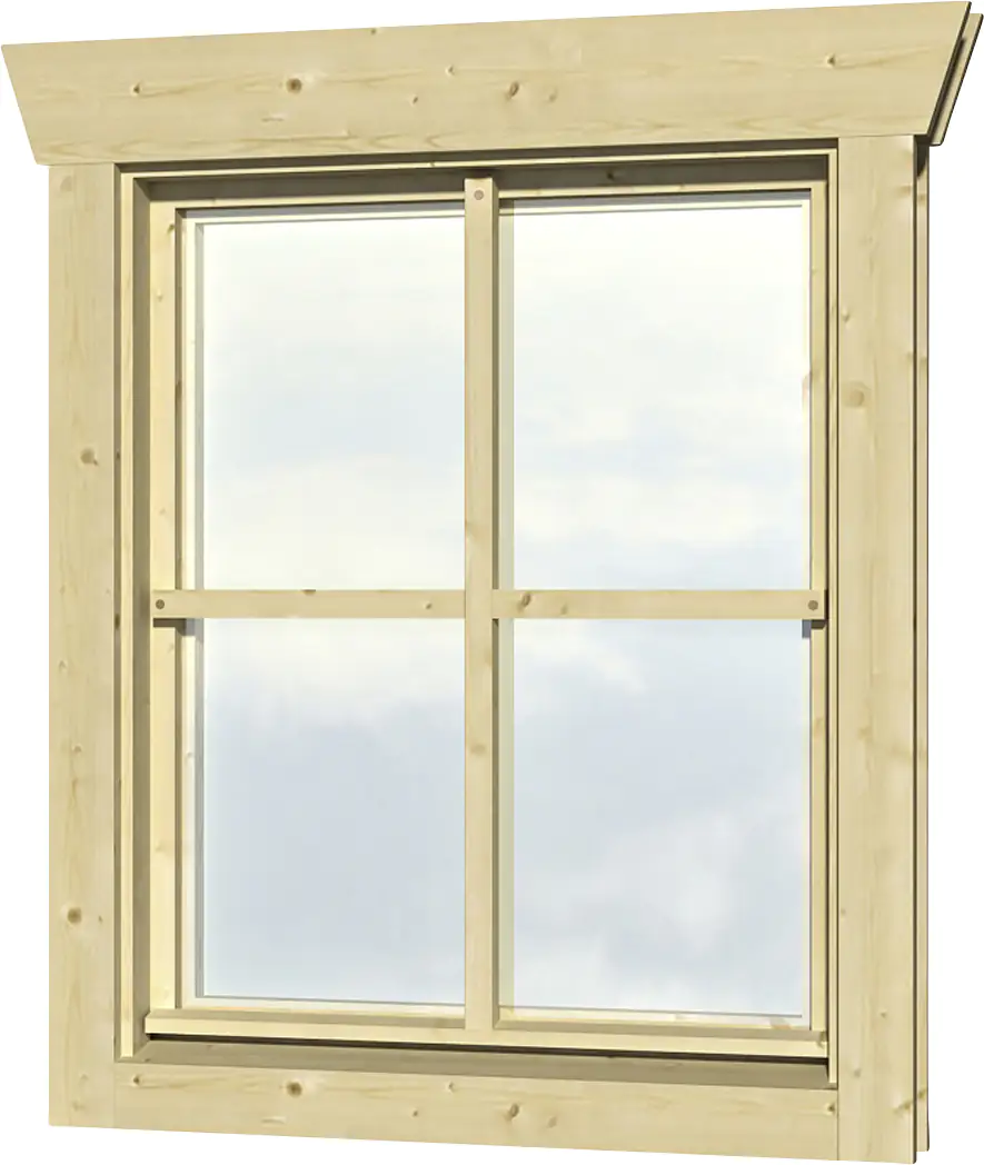 SKAN HOLZ Einzelfenster BxH 57,5 x 70,5 cm, Anschlag links