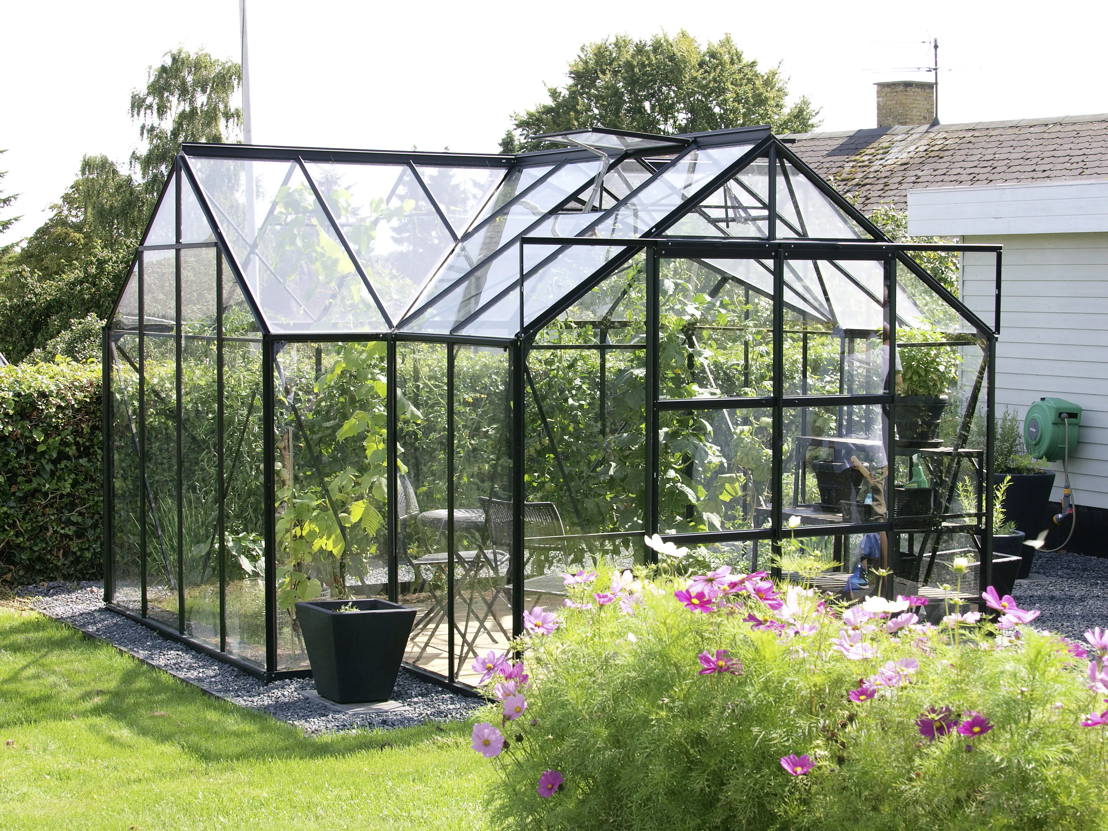 Vitavia Gewächshaus Sirona 13000 ESG 3 mm 381 x 381 cm