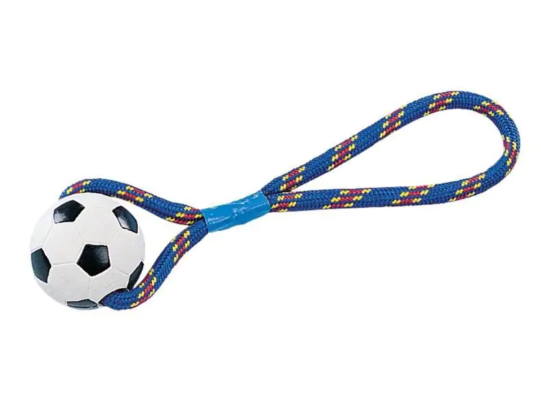 Nobby Vollgummi Ball mit Seil Nobby Vollgummi Ball mit Seil