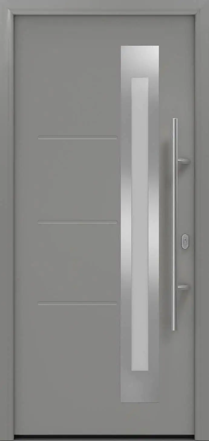 EcoStar Haustür ISOPRO IP 780S graualuminium 110 x 210 cm EcoStar Haustür ISOPRO IP 780S graualuminium 110 x 210 cm