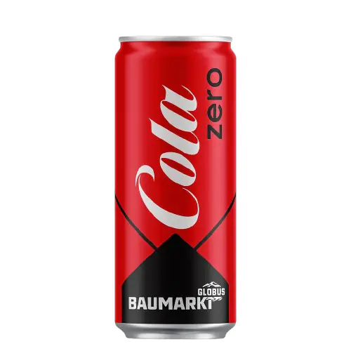 Globus Baumarkt Cola Zero 0,33 l EINWEG
