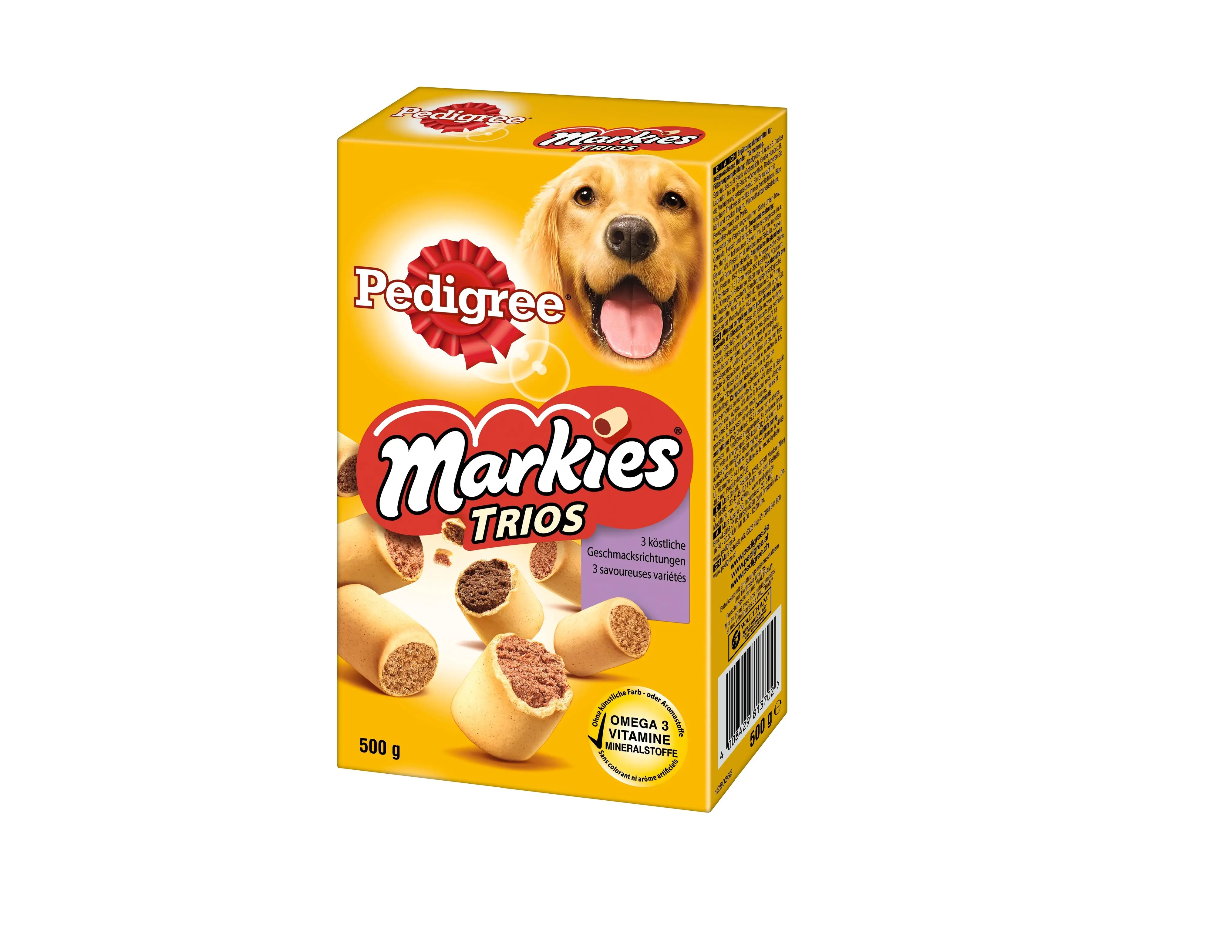 Pedigree Hundesnacks Markies Trios 500 g Pedigree Hundesnacks Markies Trios 500 g