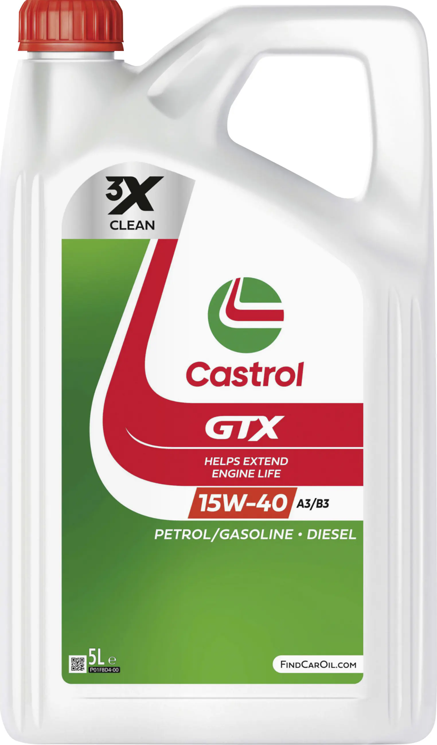 Castrol Motoröl GTX 15W-40 A3-B3 5L
