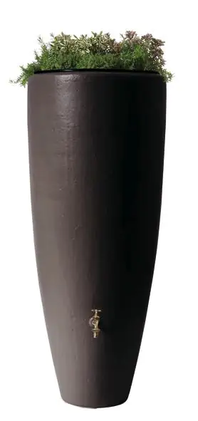 Garantia 2in1 Wasserbehälter 300 l, mokka, inkl. Pflanzschale Garantia 2in1 Wasserbehälter 300 l, mokka, inkl. Pflanzschale