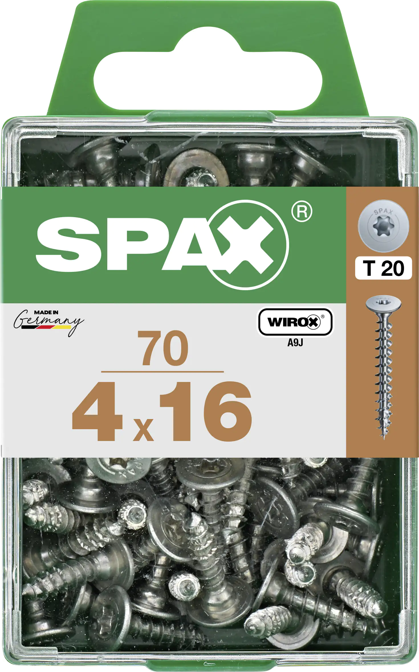 Spax Möbelbauschrauben 4.0 x 16 mm TX 20 - 70 Stk.