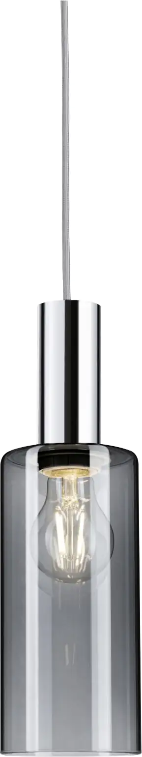 Paulmann URail Lampenschirm Raja 2Easy Rauchglas 10 x 21 cm 