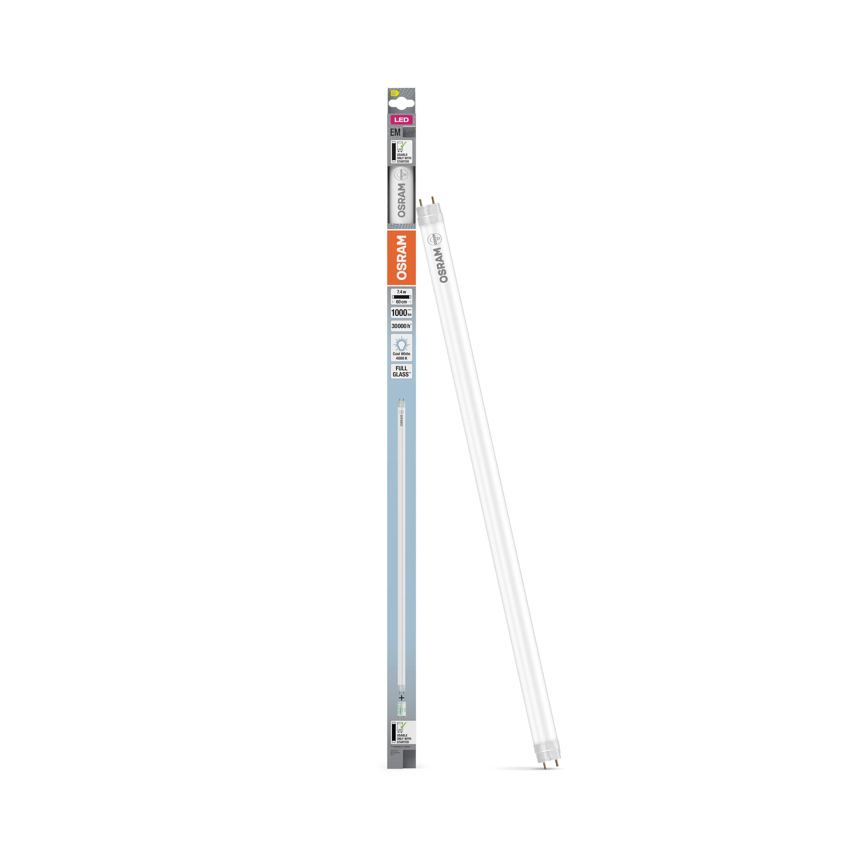 Osram LED-Röhre 60,3 cm G13 7,4 W neutralweiß