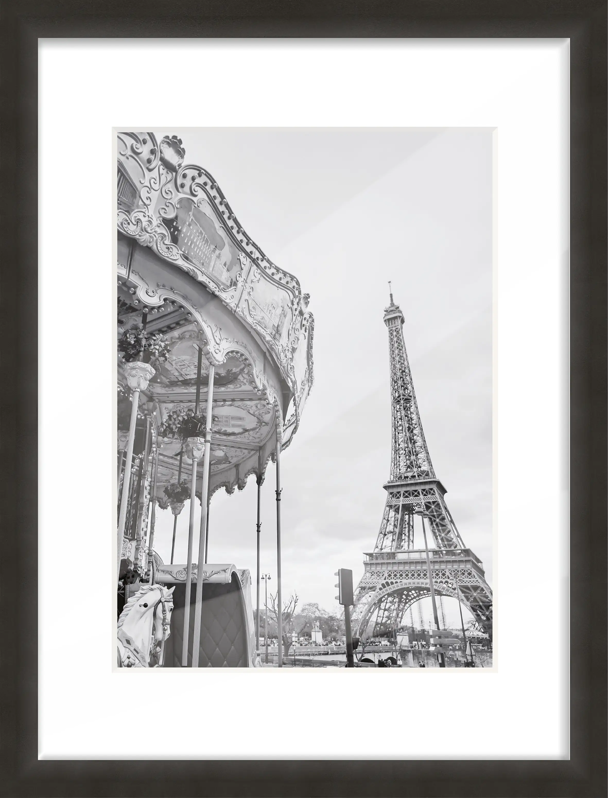 Alu Bilderrahmen Premium schwarz 30 x 40 cm