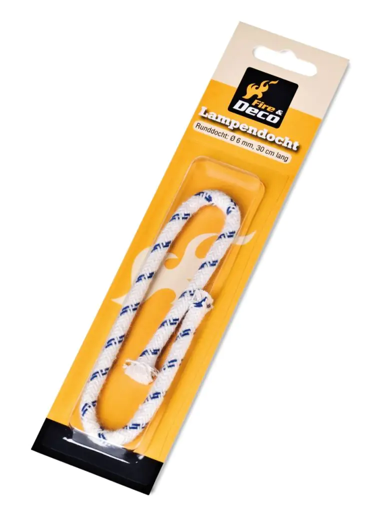 Fire & Deco Lampendocht rund 30 cm lang Ø 6 mm