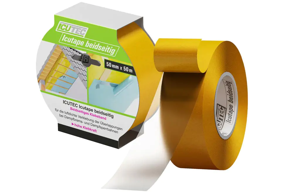 ICUTEC Klebeband Icutape beidseitig  50 m x 5 cm ICUTEC Klebeband Icutape beidseitig  50 m x 5 cm