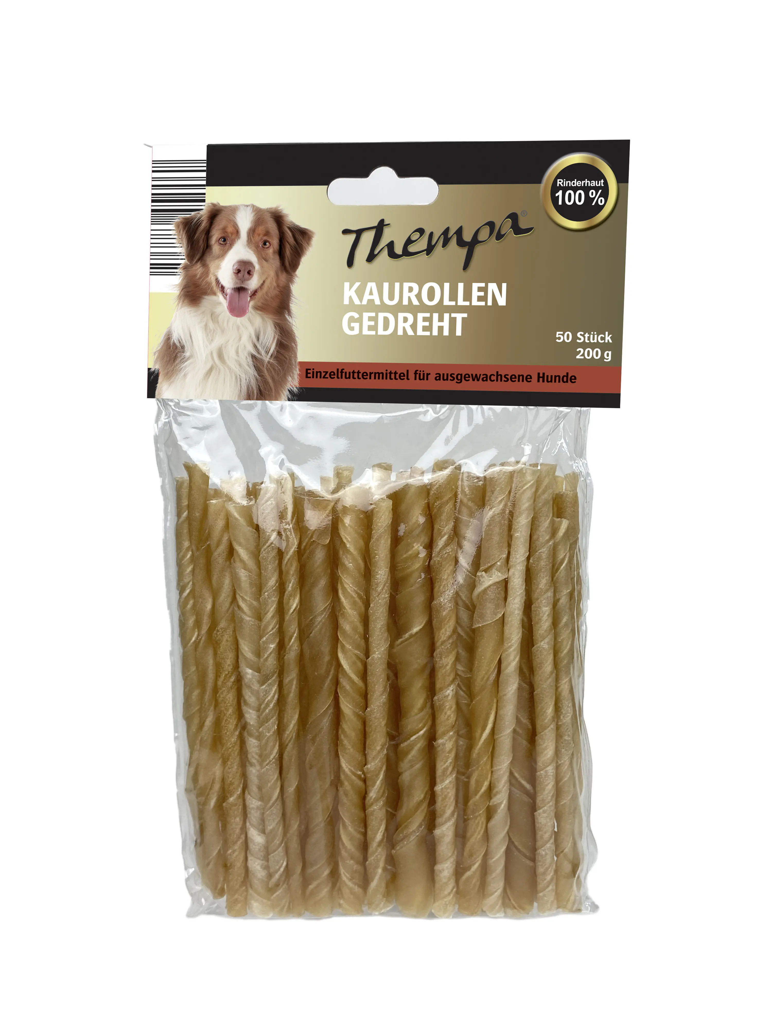 Thempa Hundesnack Adult Kaurollen 200 g Rind